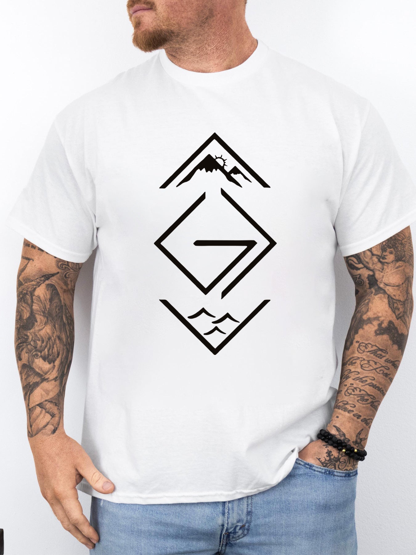 God is Greater Than the Highs and Lows Men's Graphic T-Shirt
