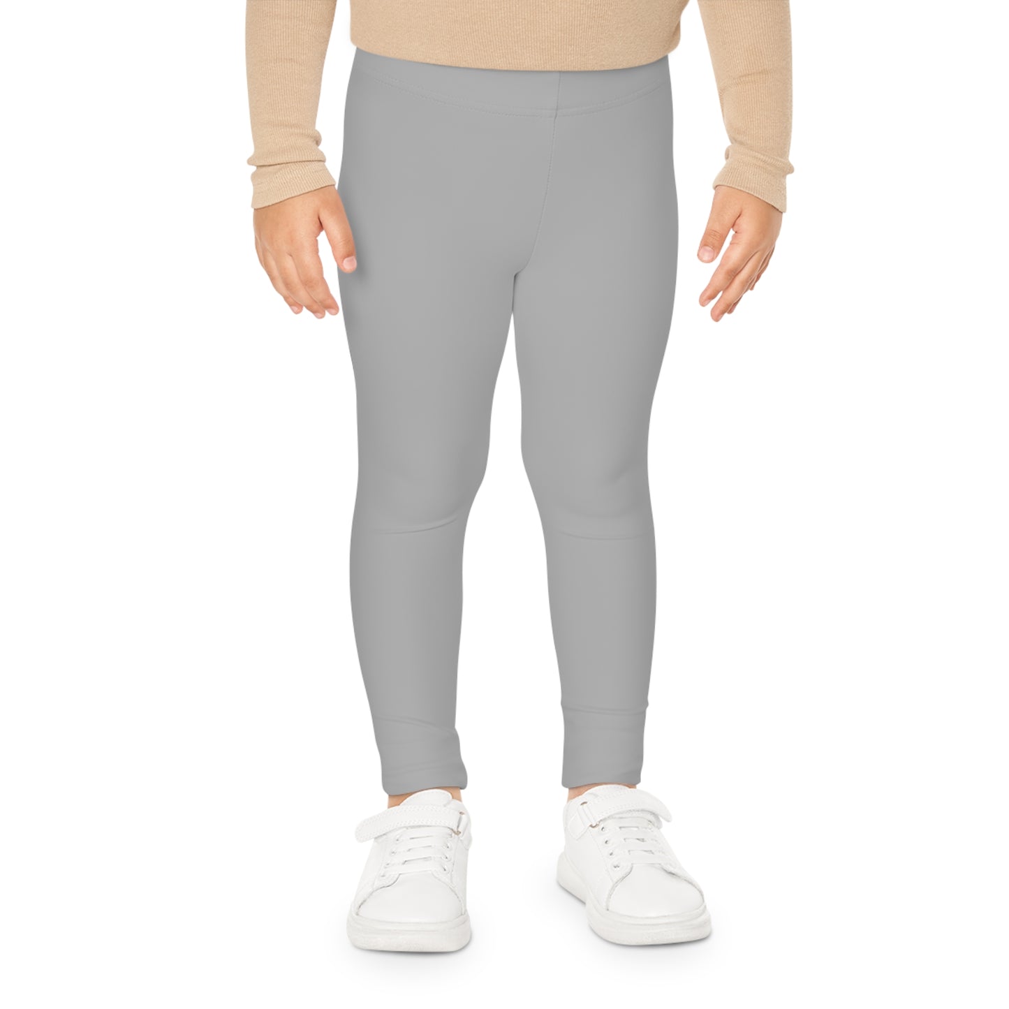 Minimalist | Muted Comfortable Girls Leggings with Cross Design