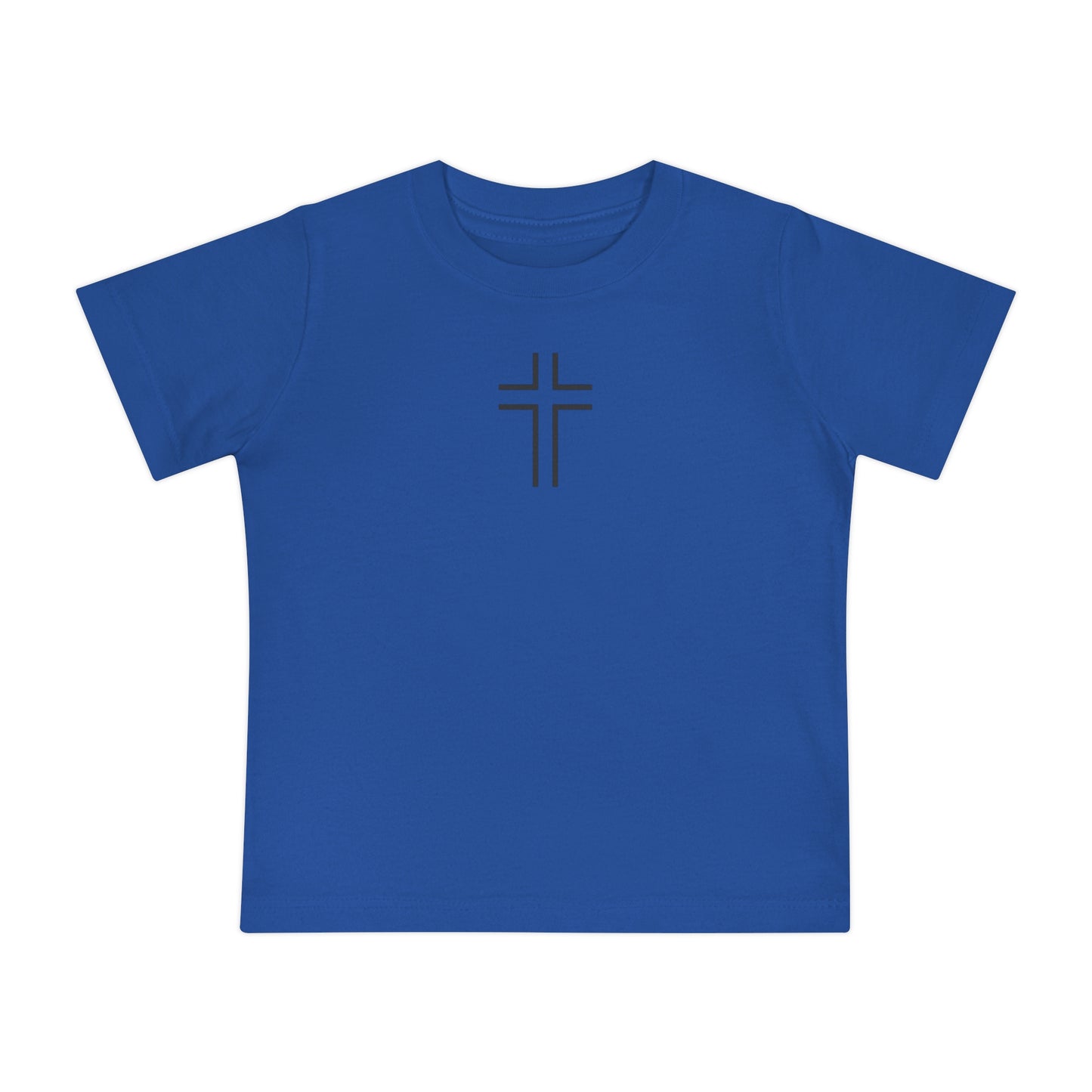 Minimalist | Baby Short Sleeve T-Shirt with Cross Design
