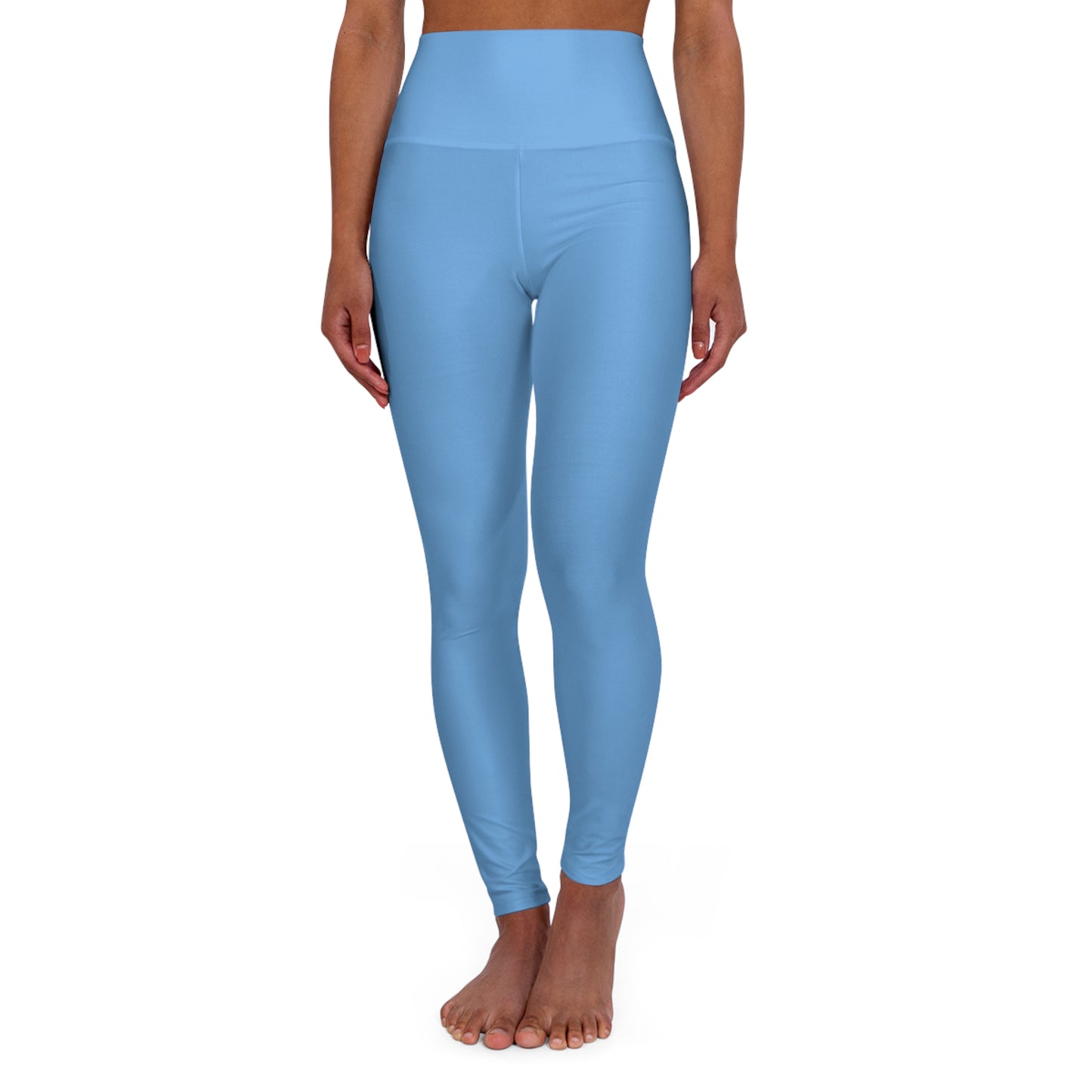 Minimalist | Color High Waisted Fitness Leggings with Cross Design - Perfect for Faith & Fitness