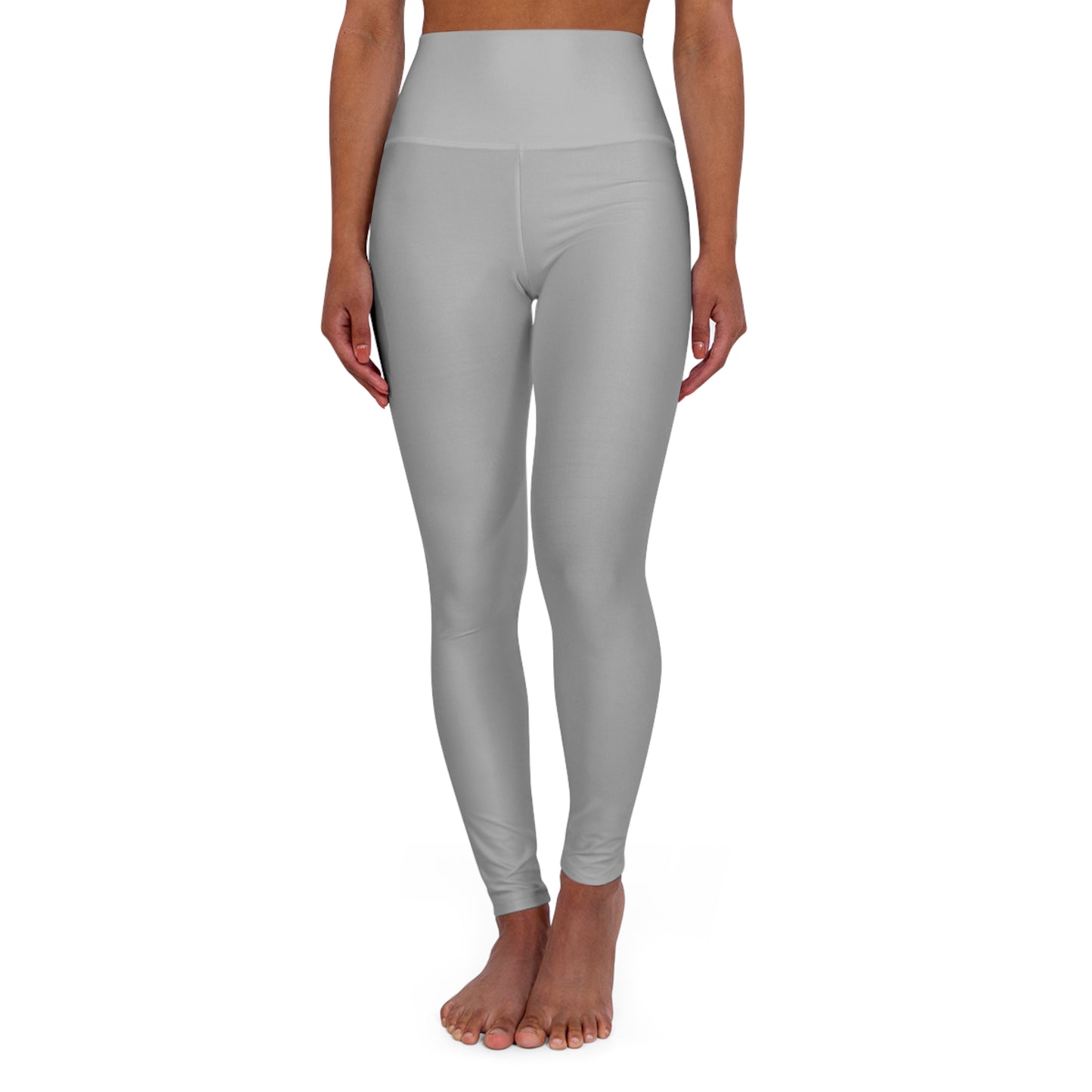 Minimalist | Muted High Waisted Fitness Leggings with Cross Design - Perfect for Faith & Fitness