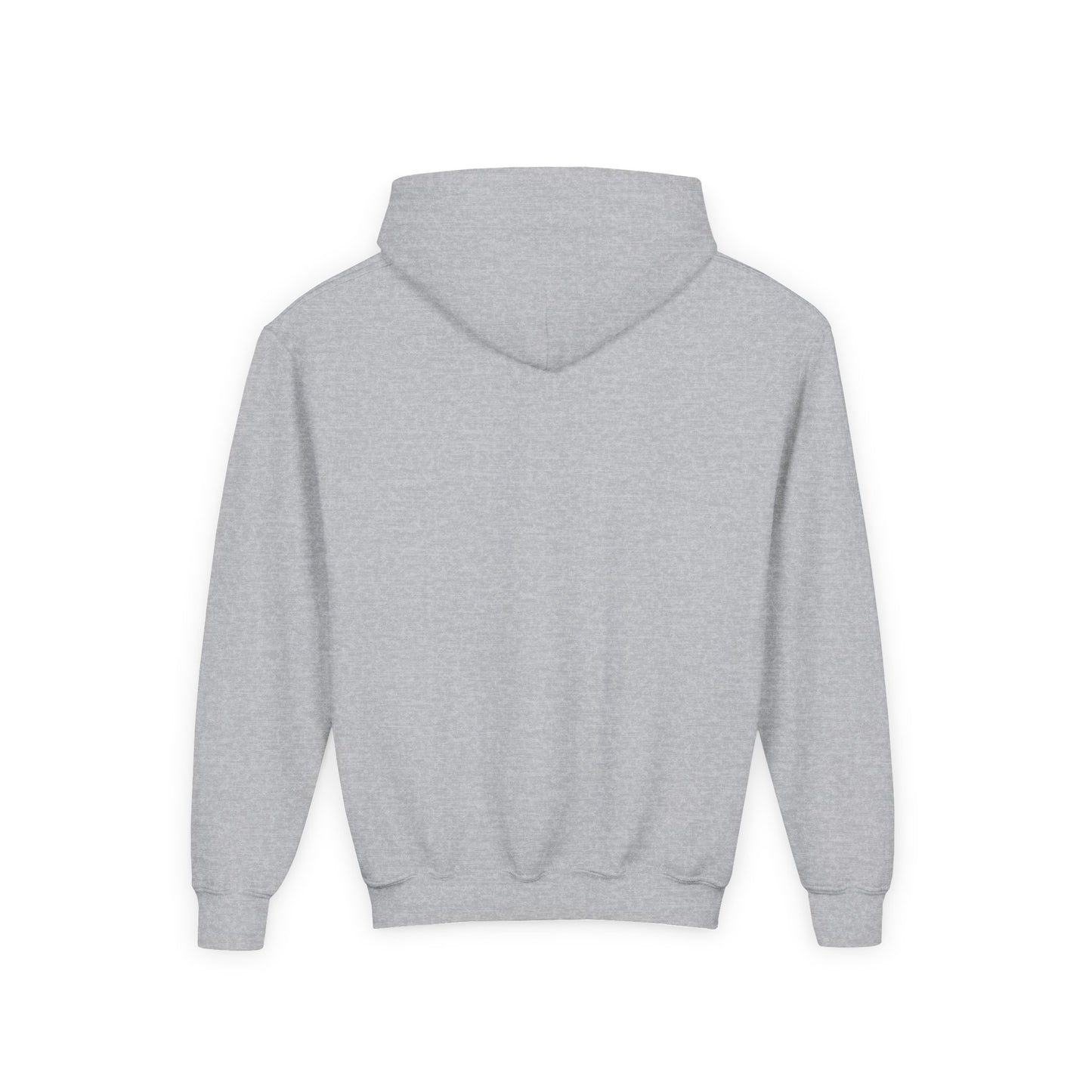 Minimalist | Muted Youth Heavy Blend Hooded Sweatshirt - Faithful Style with Inspirational Cross Design