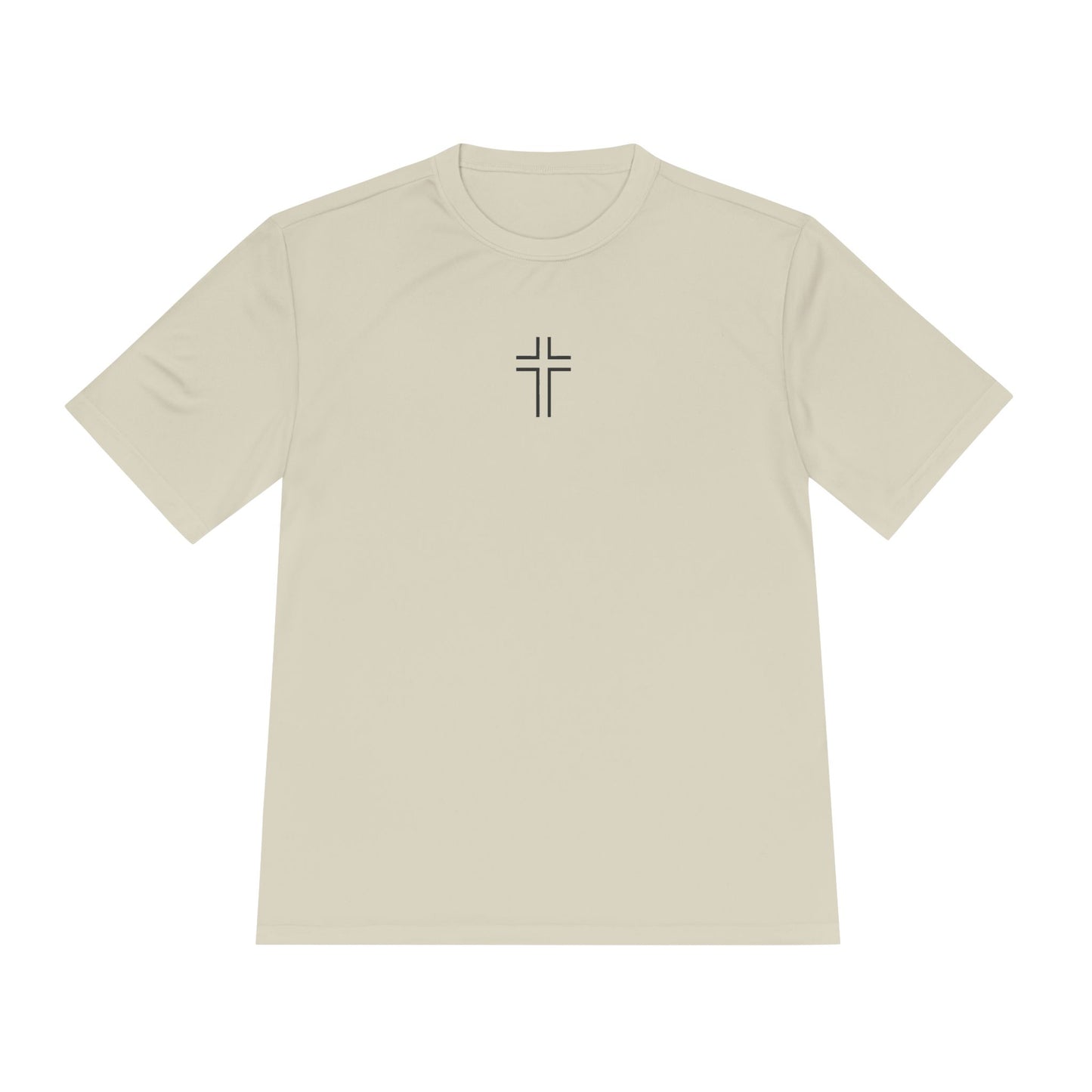 Minimalist | Unisex Moisture Wicking Tee with Cross Design