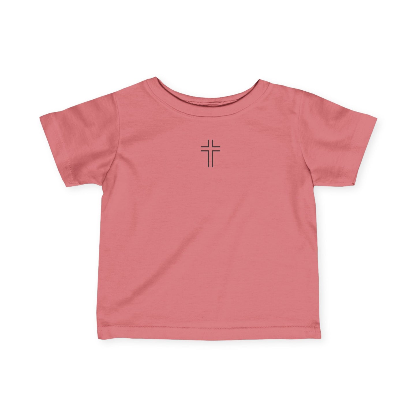Minimalist | Unisex Infant Fine Jersey Tee with Cross Design