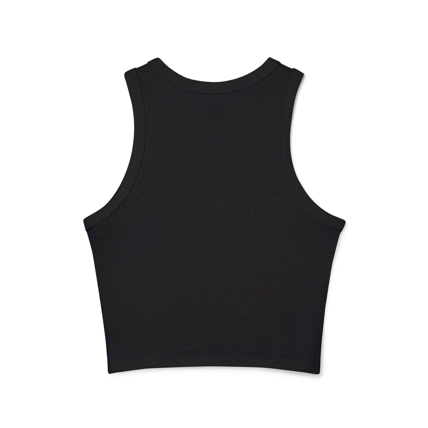 Minimalist | Women's Micro Rib Racer Cross Design Tank Top