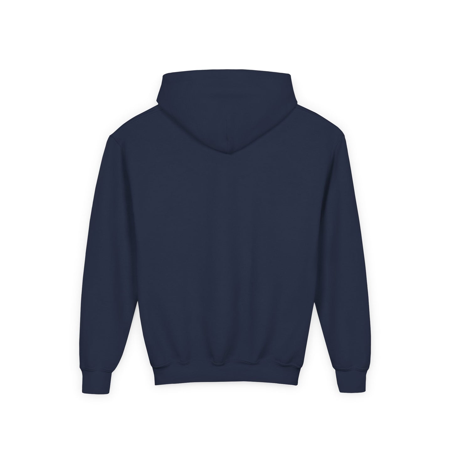 Minimalist | Muted Youth Heavy Blend Hooded Sweatshirt - Faithful Style with Inspirational Cross Design