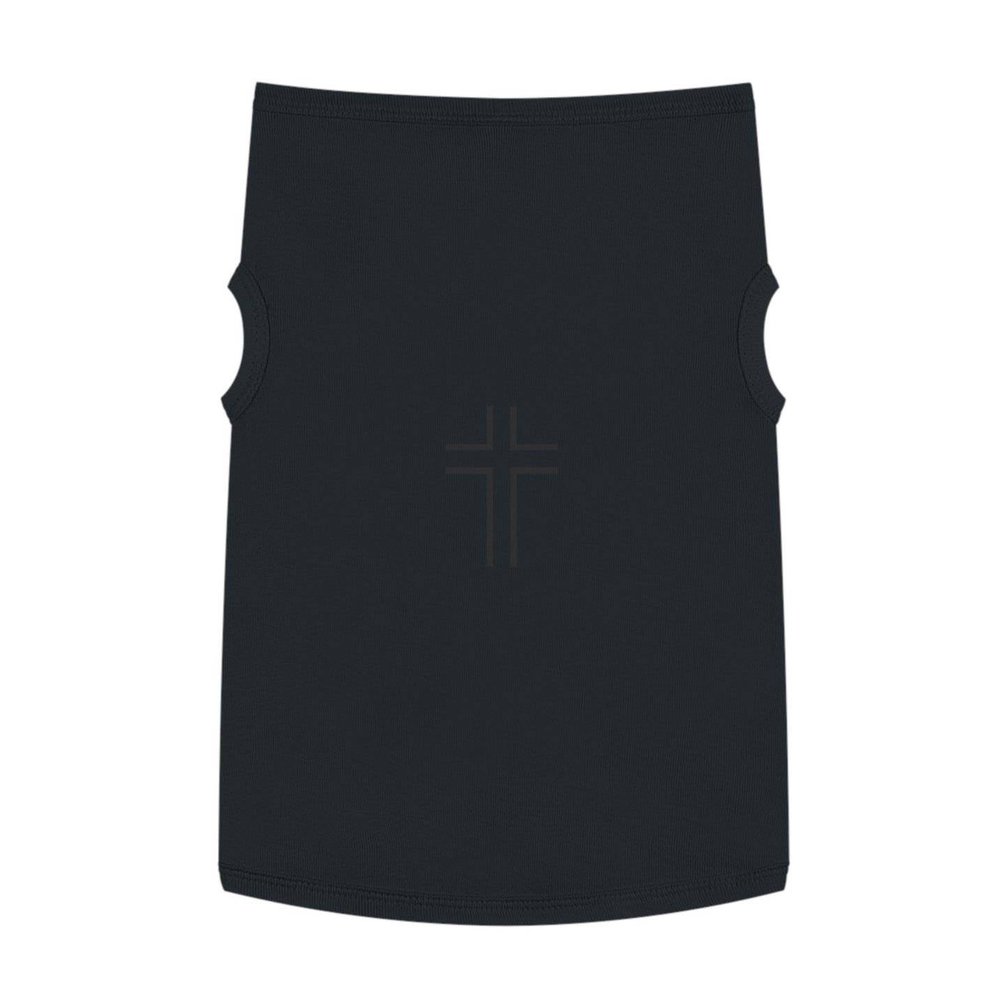 Minimalist | Pet Tank Top with Cross Design