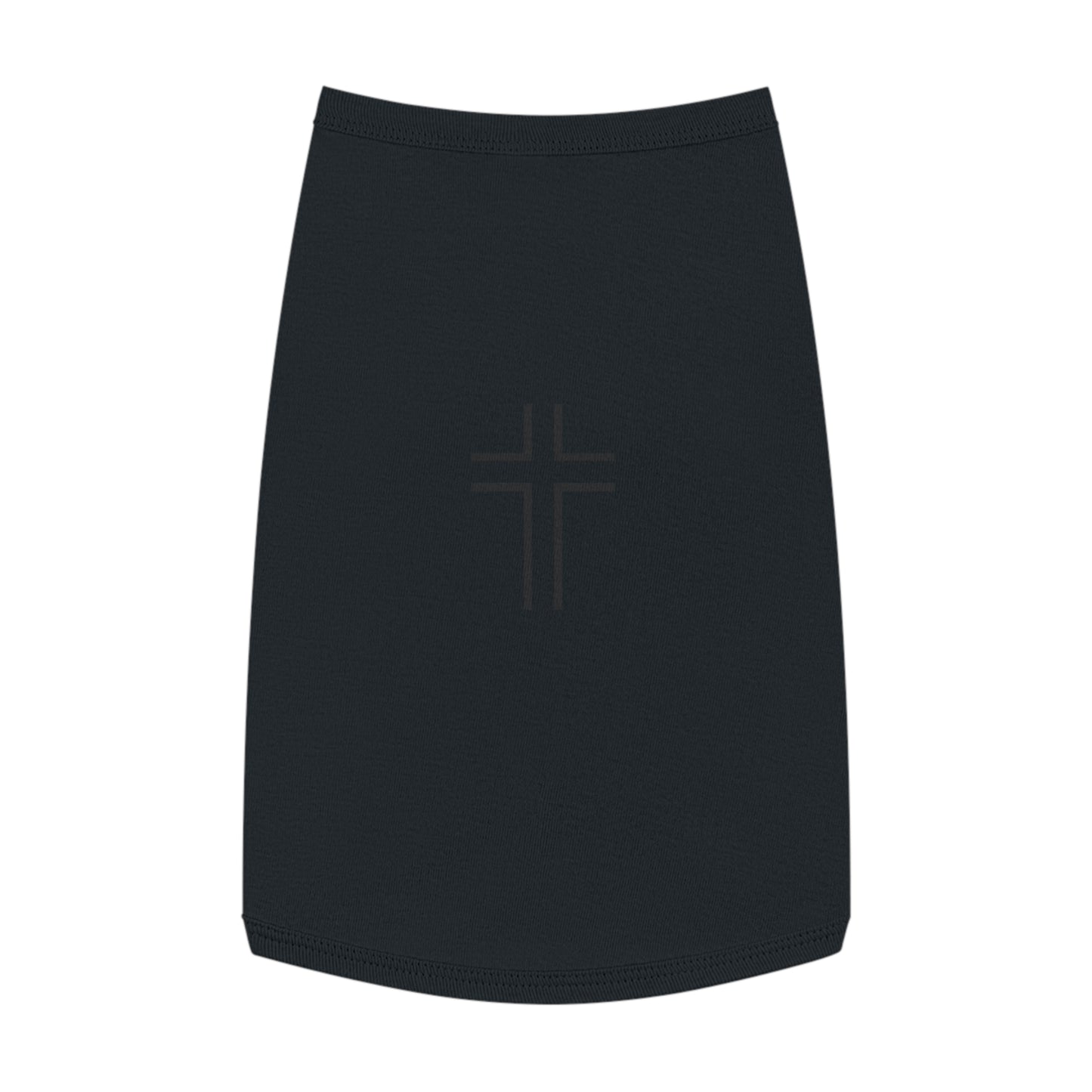 Minimalist | Pet Tank Top with Cross Design
