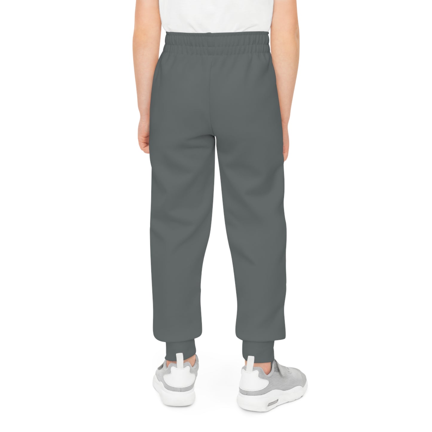 Minimalist | Muted Youth Joggers with Inspirational Cross Design - Comfortable & Stylish Activewear for Kids