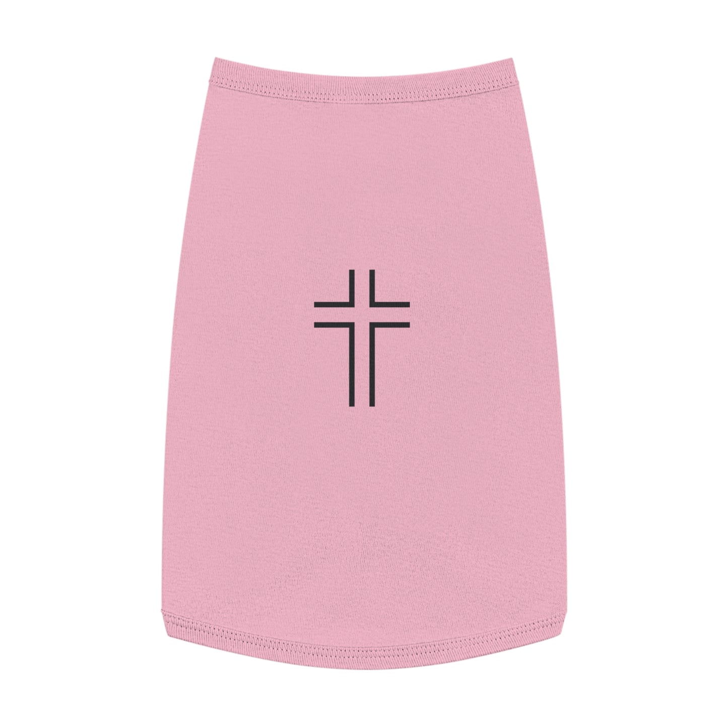 Minimalist | Pet Tank Top with Cross Design