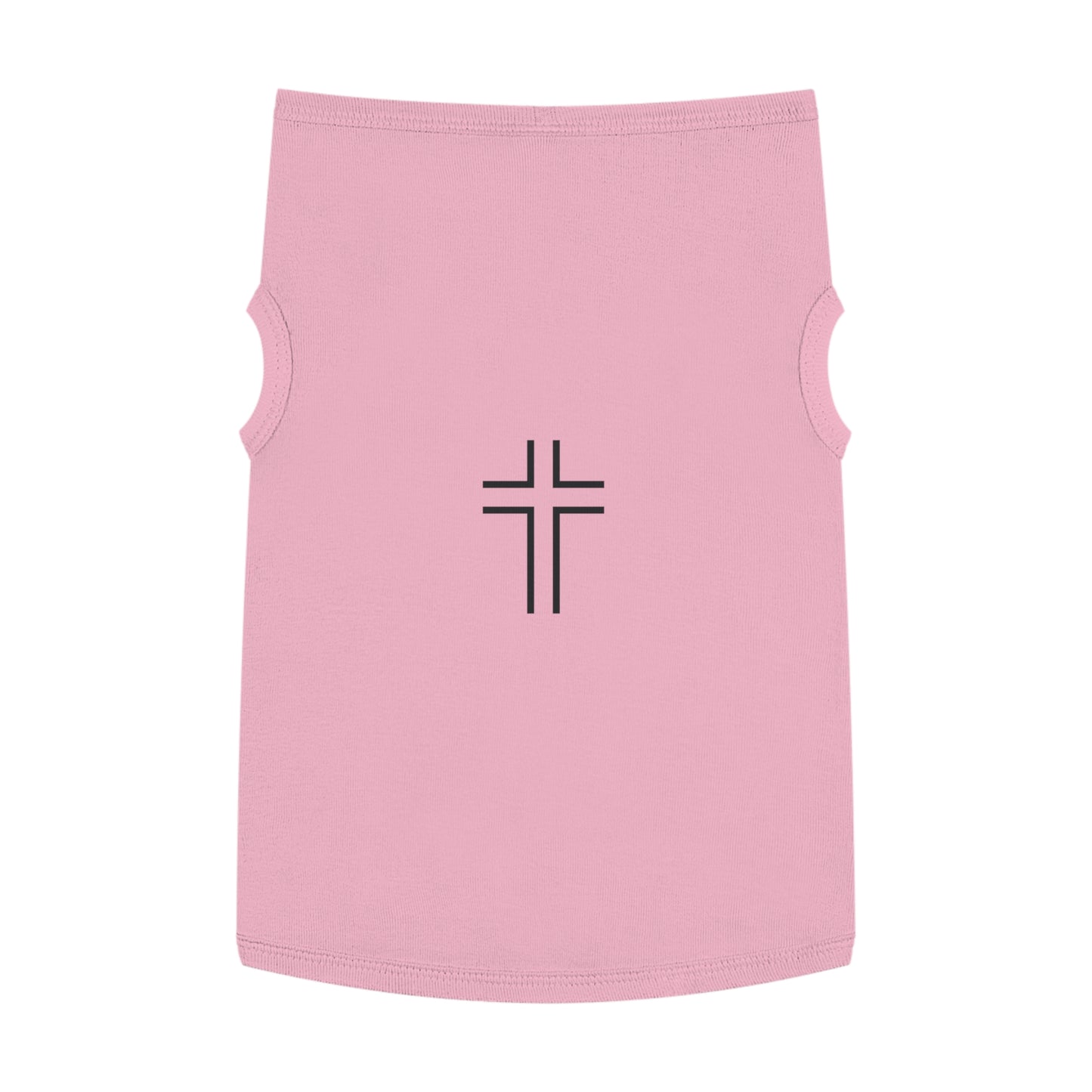 Minimalist | Pet Tank Top with Cross Design