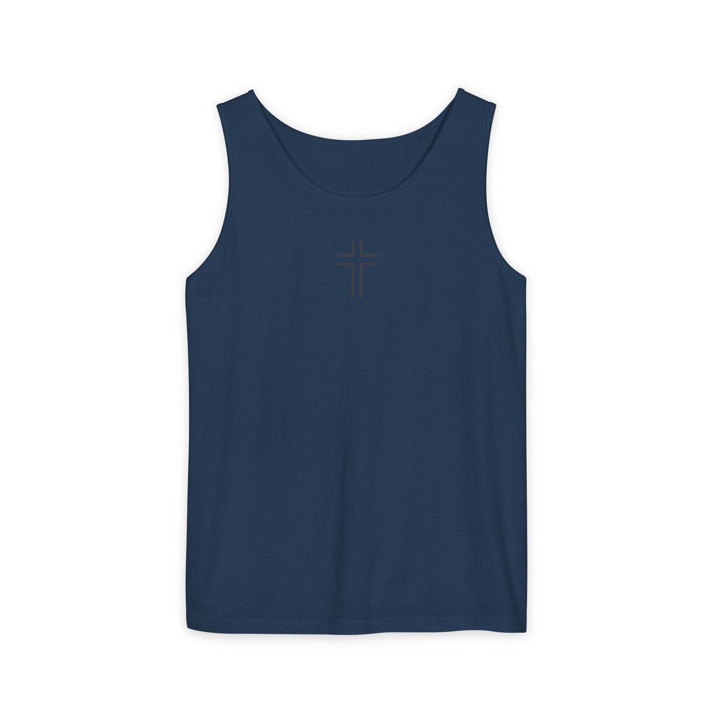 Minimalist | Unisex Cross Design Tank Top