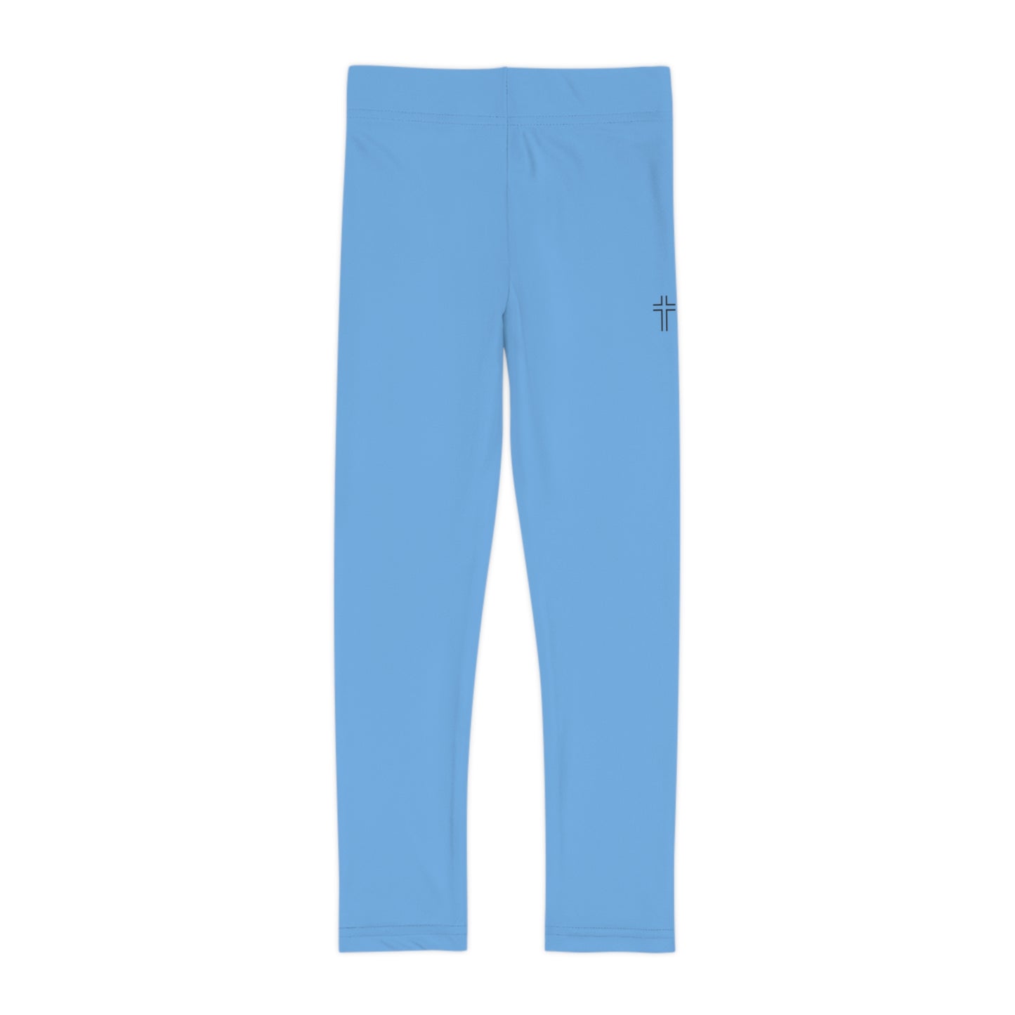 Minimalist | Color Comfortable Girls Leggings with Cross Design