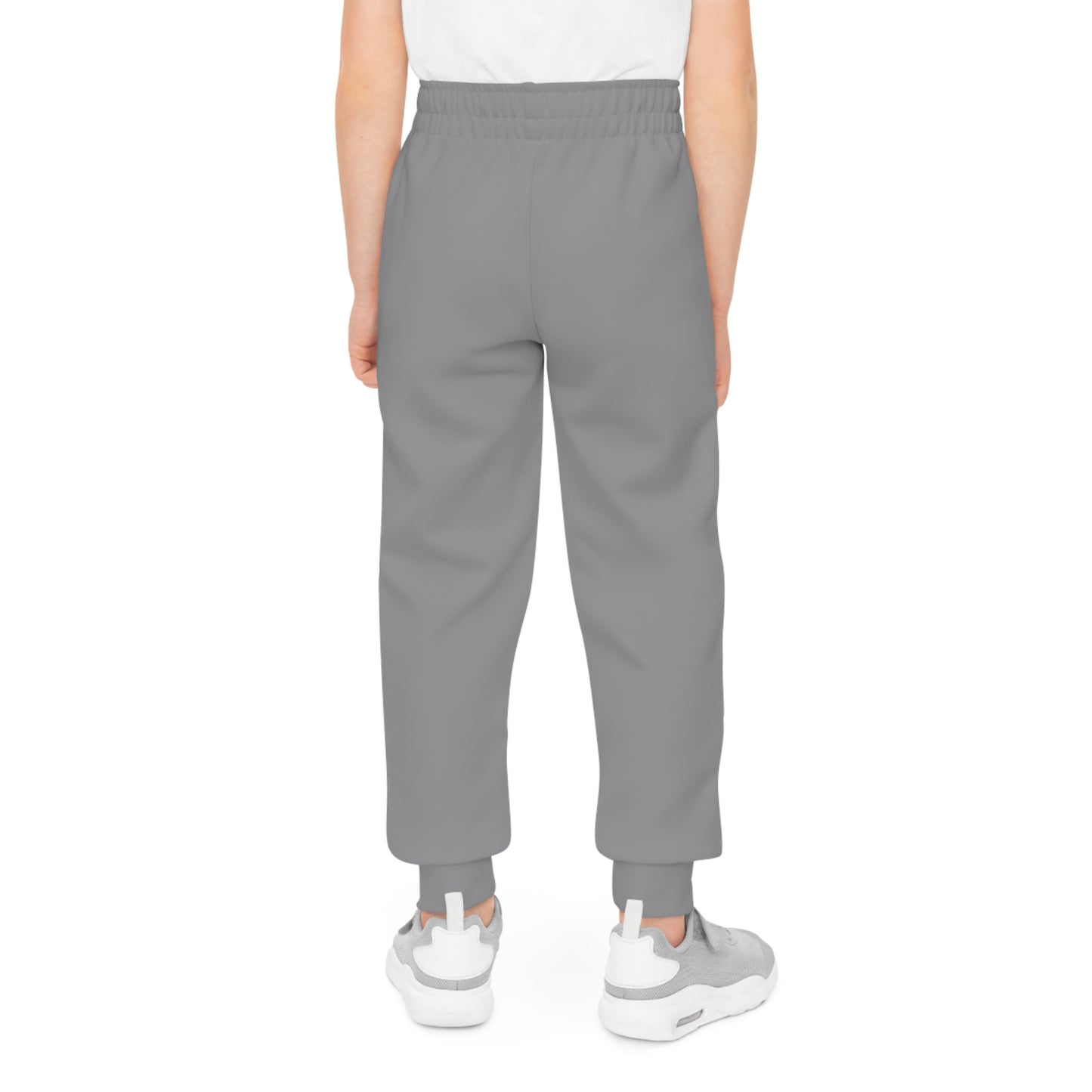 Minimalist | Muted Youth Joggers with Inspirational Cross Design - Comfortable & Stylish Activewear for Kids