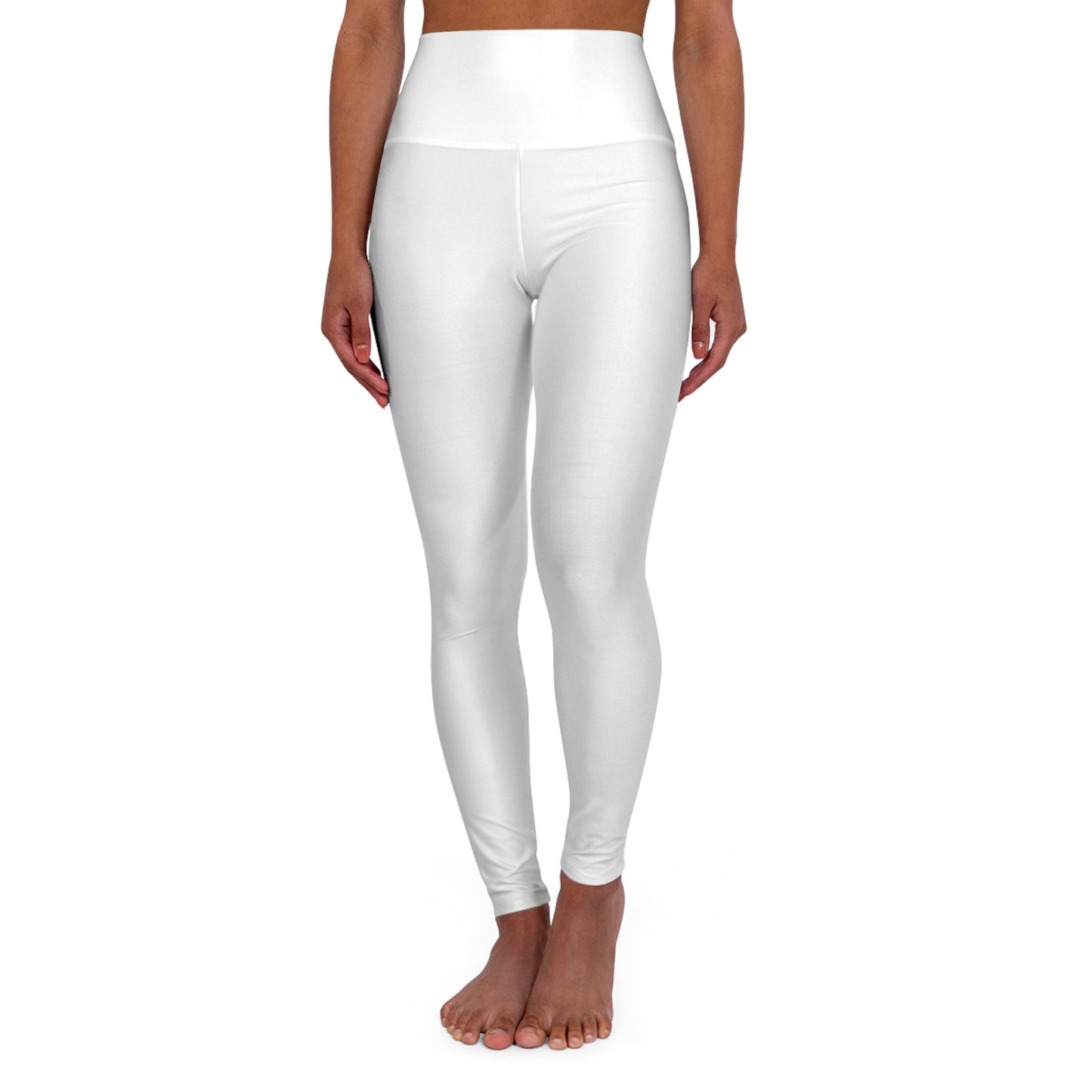 Minimalist | Muted High Waisted Fitness Leggings with Cross Design - Perfect for Faith & Fitness