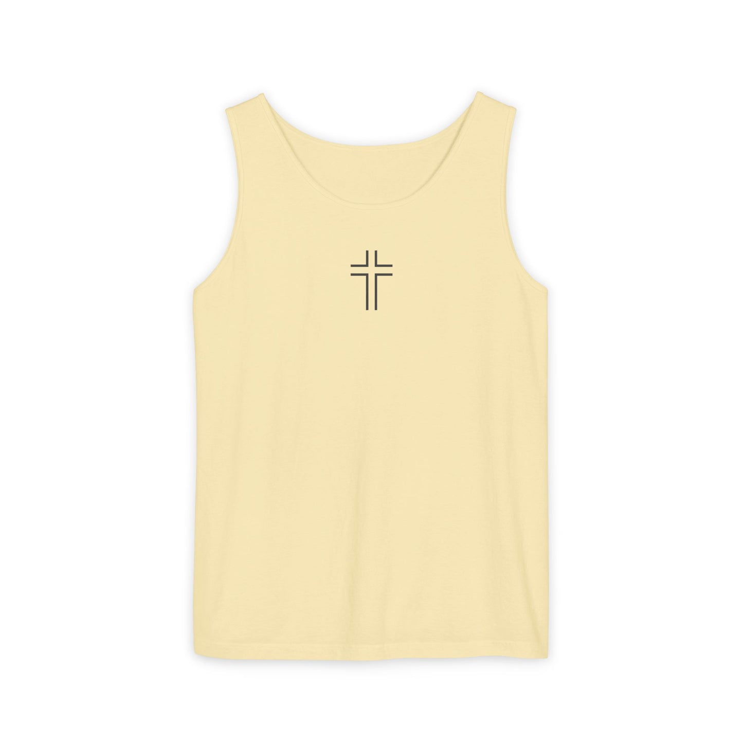 Minimalist | Unisex Cross Design Tank Top