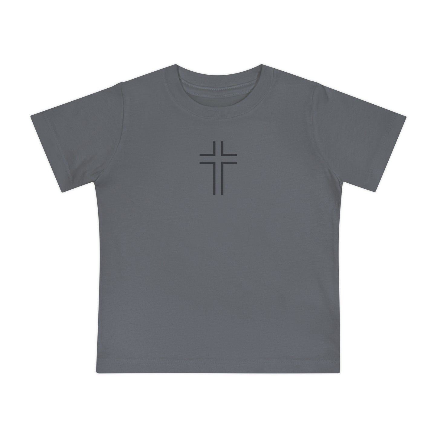 Minimalist | Baby Short Sleeve T-Shirt with Cross Design