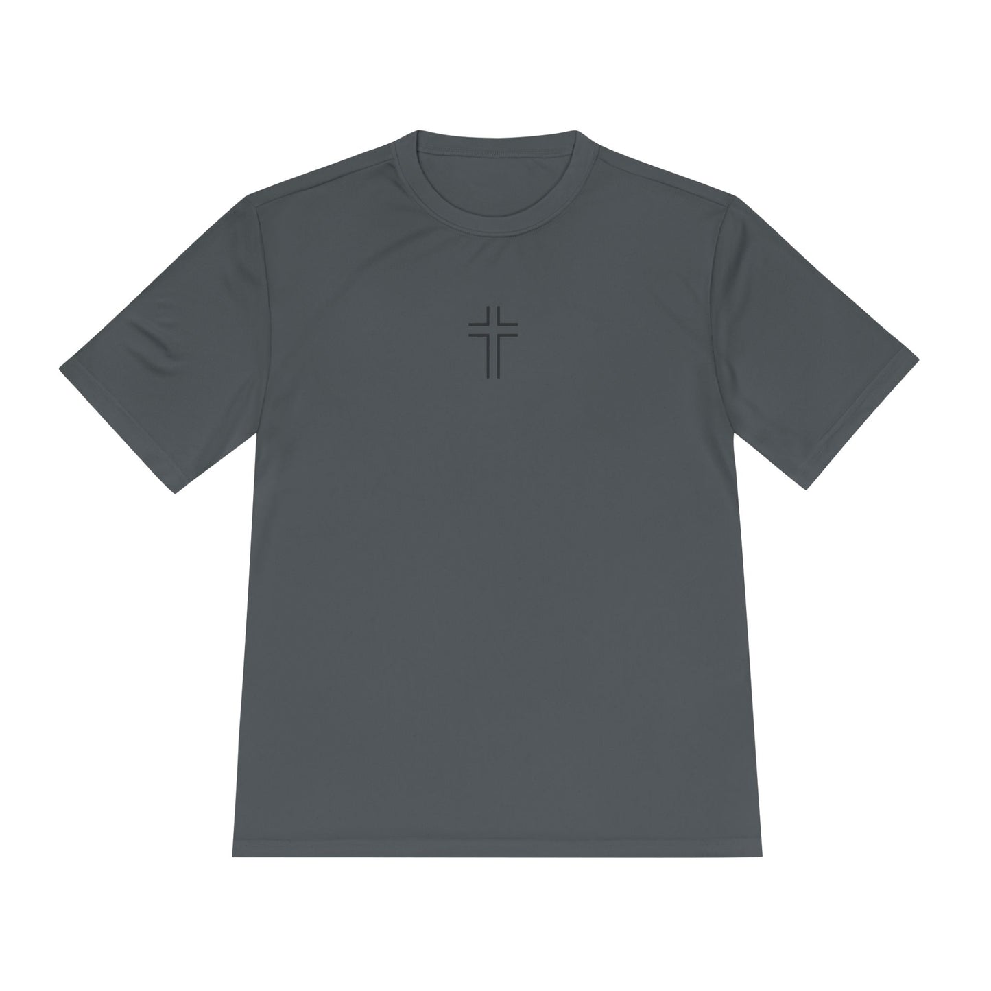 Minimalist | Unisex Moisture Wicking Tee with Cross Design