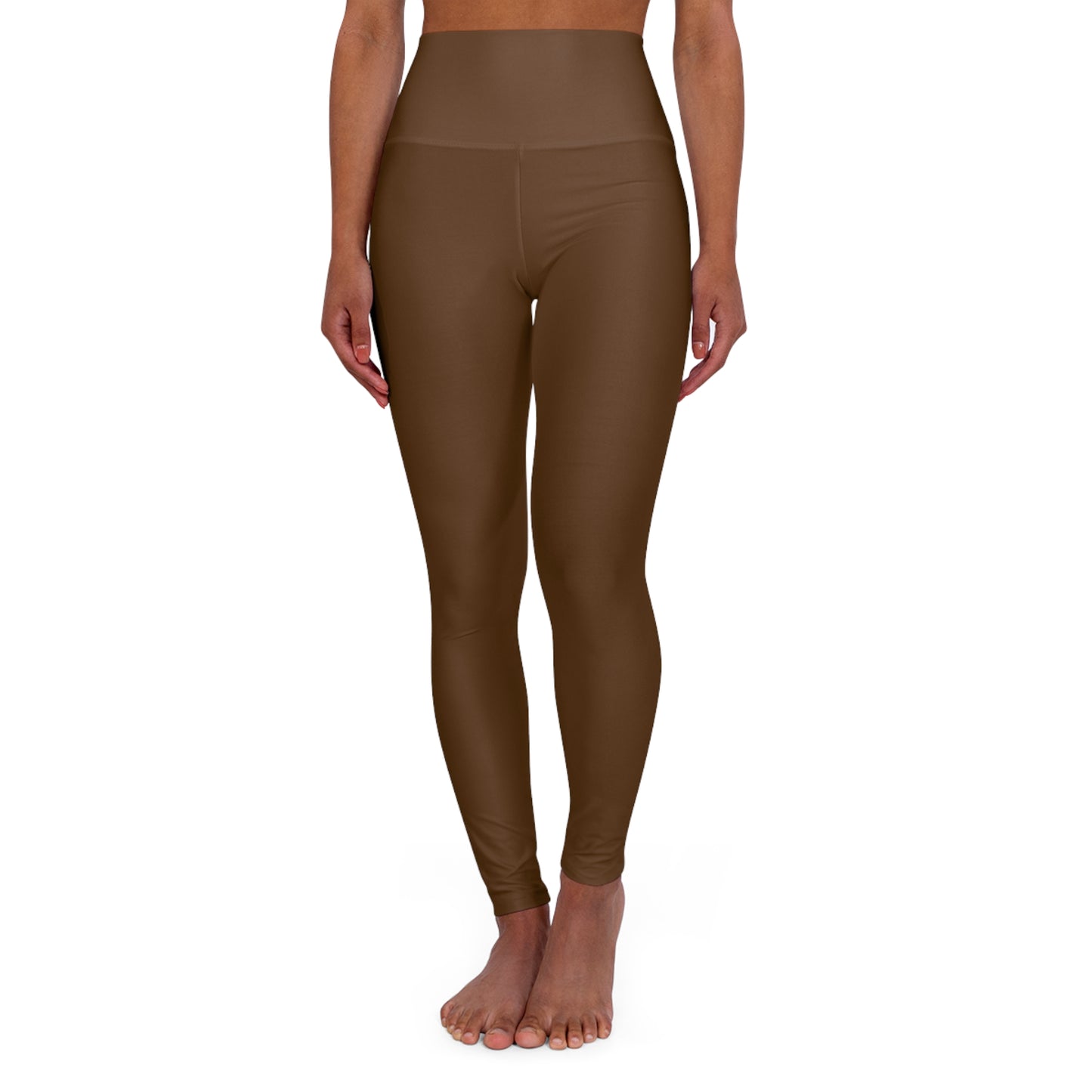 Minimalist | Muted High Waisted Fitness Leggings with Cross Design - Perfect for Faith & Fitness