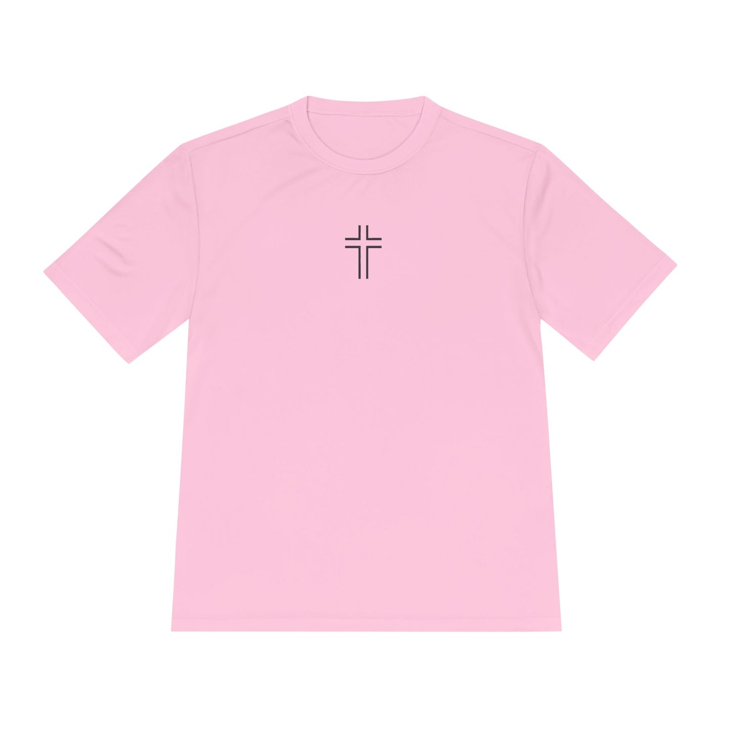 Minimalist | Unisex Moisture Wicking Tee with Cross Design