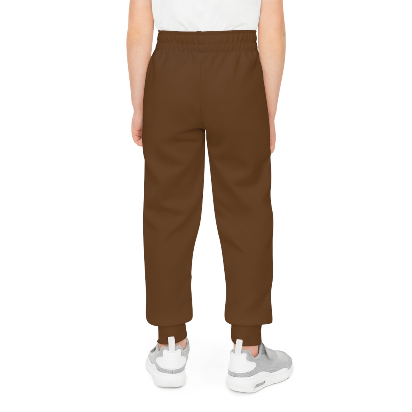 Minimalist | Muted Youth Joggers with Inspirational Cross Design - Comfortable & Stylish Activewear for Kids