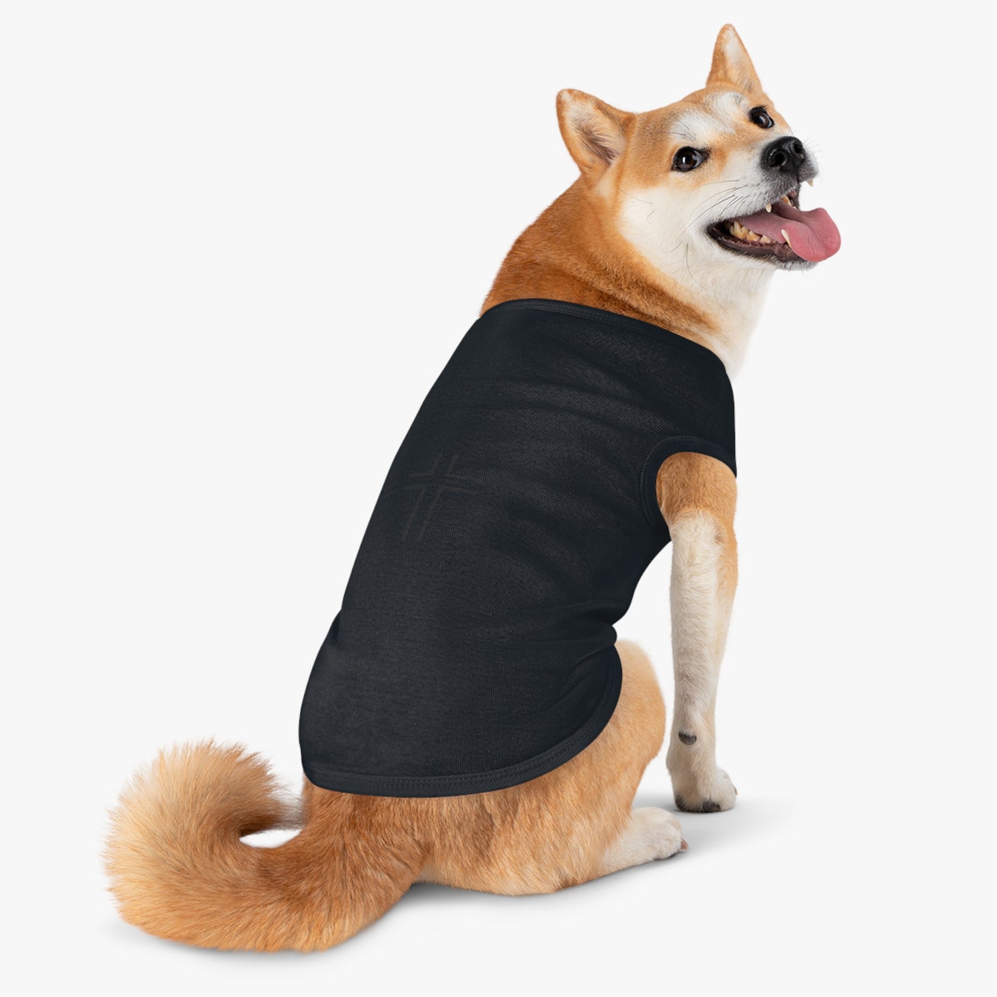 Minimalist | Pet Tank Top with Cross Design