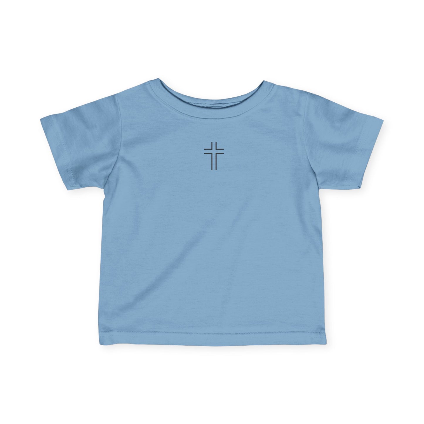 Minimalist | Unisex Infant Fine Jersey Tee with Cross Design