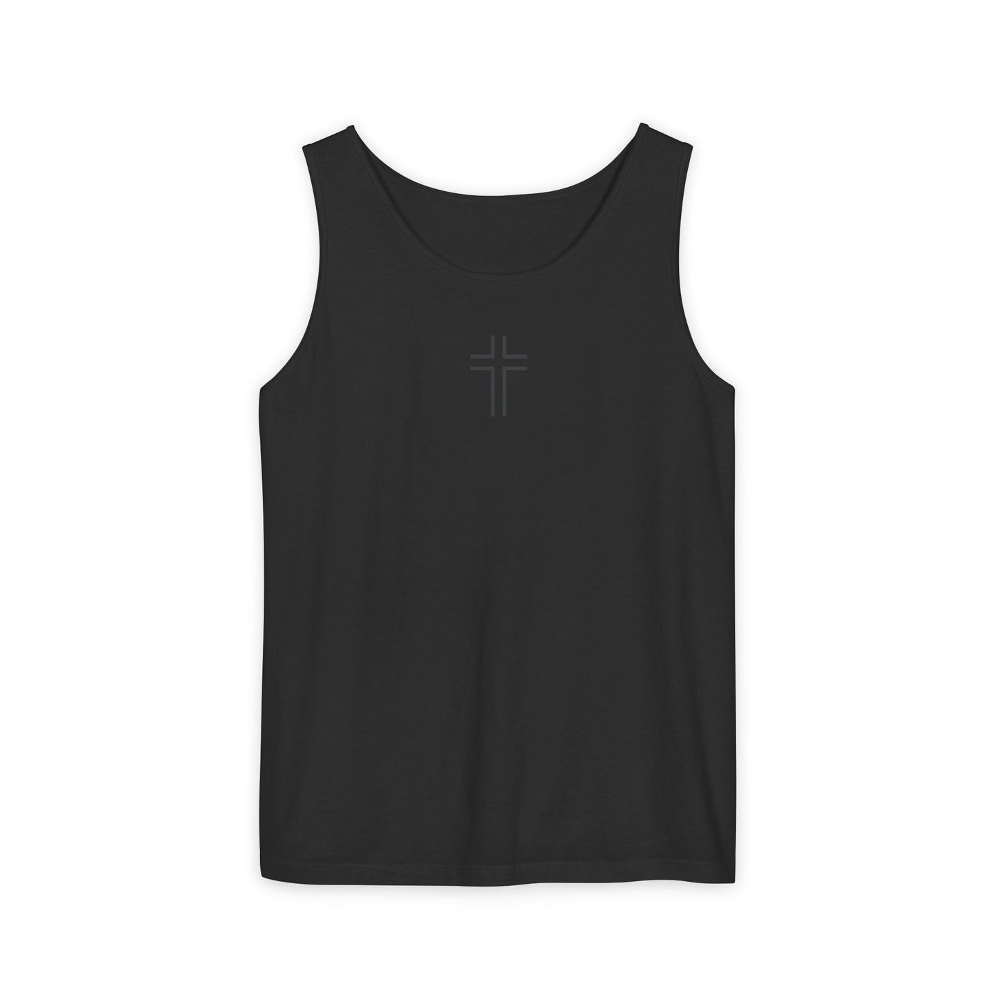 Minimalist | Unisex Cross Design Tank Top