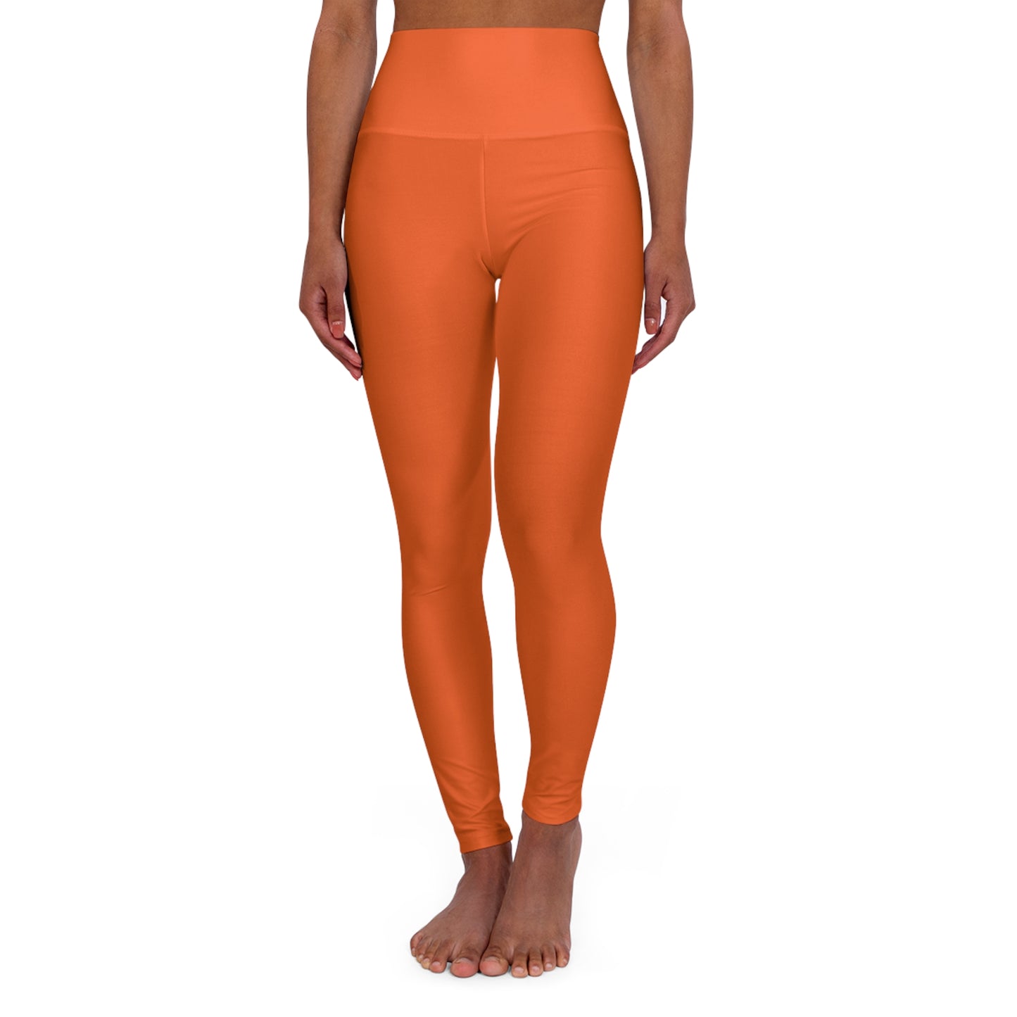 Minimalist | Color High Waisted Fitness Leggings with Cross Design - Perfect for Faith & Fitness