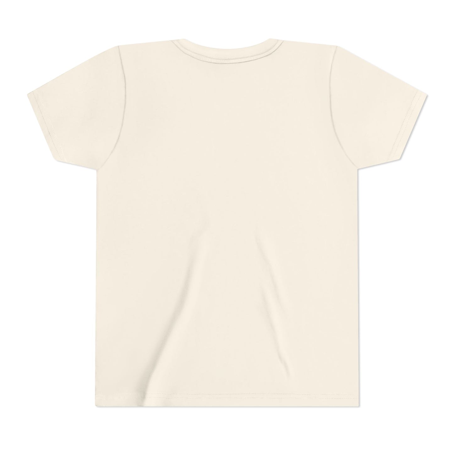 Minimalist | Youth Unisex Short Sleeve Tee with Cross Design