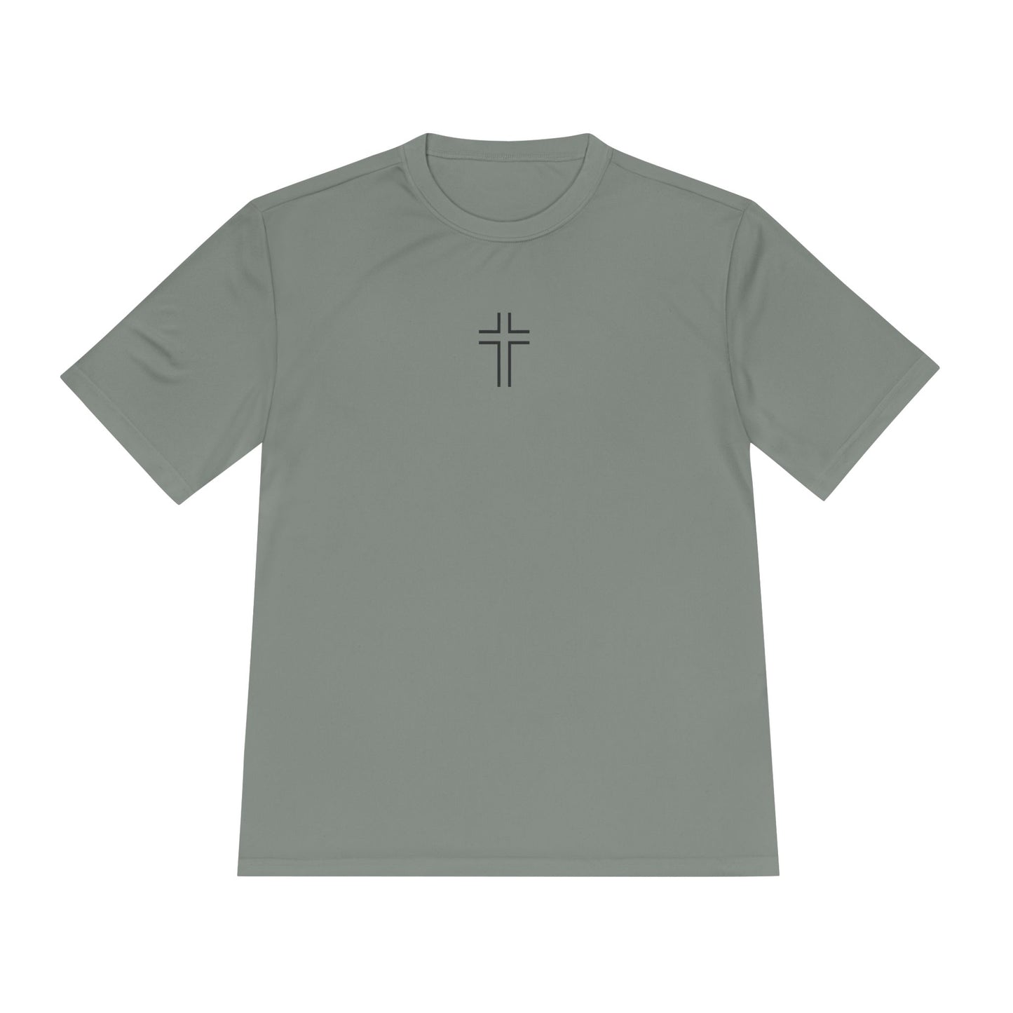Minimalist | Unisex Moisture Wicking Tee with Cross Design