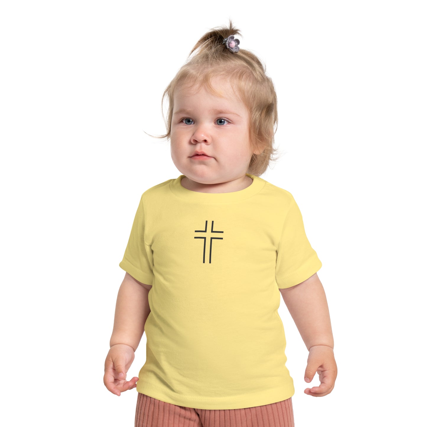 Minimalist | Baby Short Sleeve T-Shirt with Cross Design