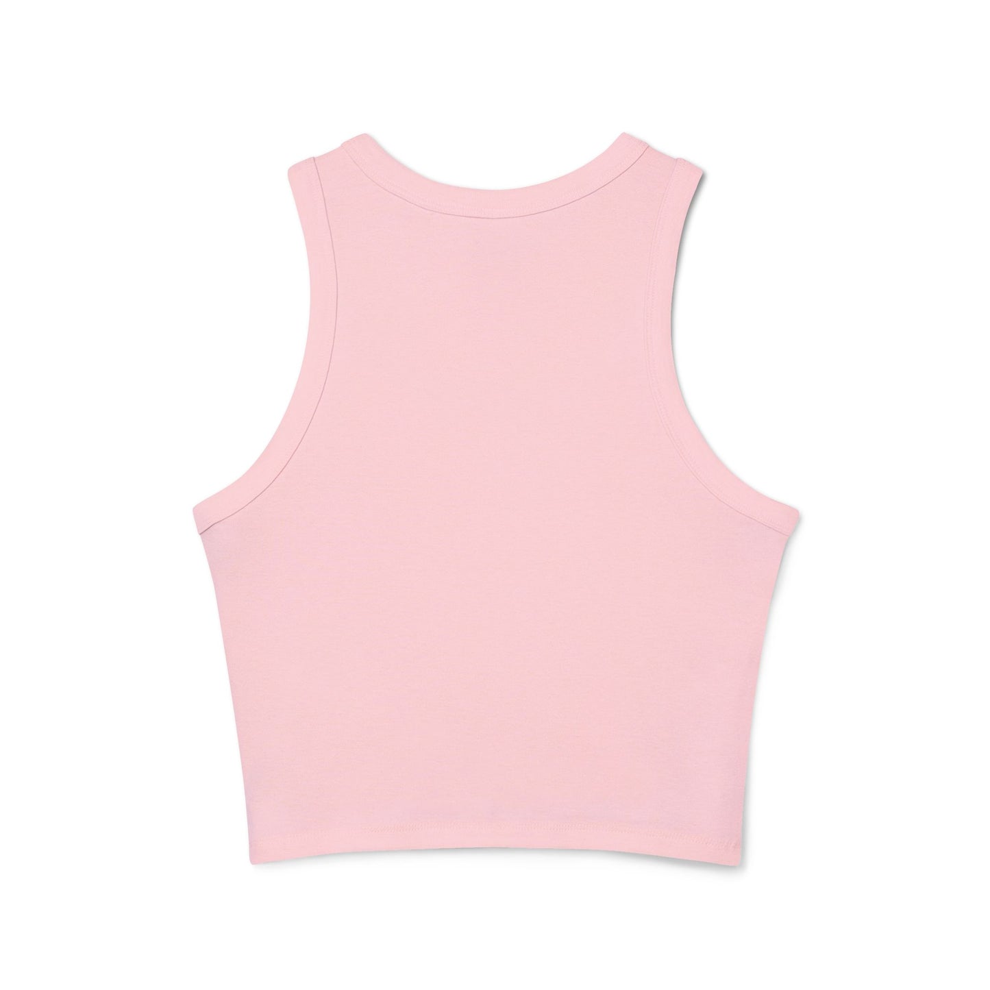 Minimalist | Women's Micro Rib Racer Cross Design Tank Top