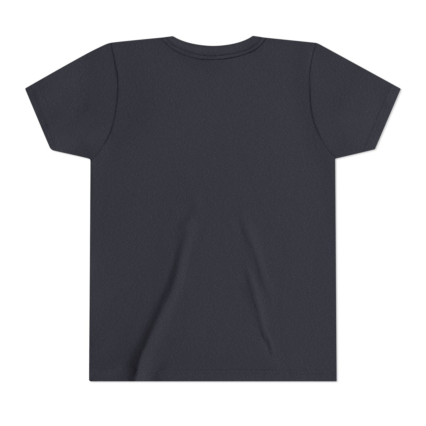 Minimalist | Youth Unisex Short Sleeve Tee with Cross Design