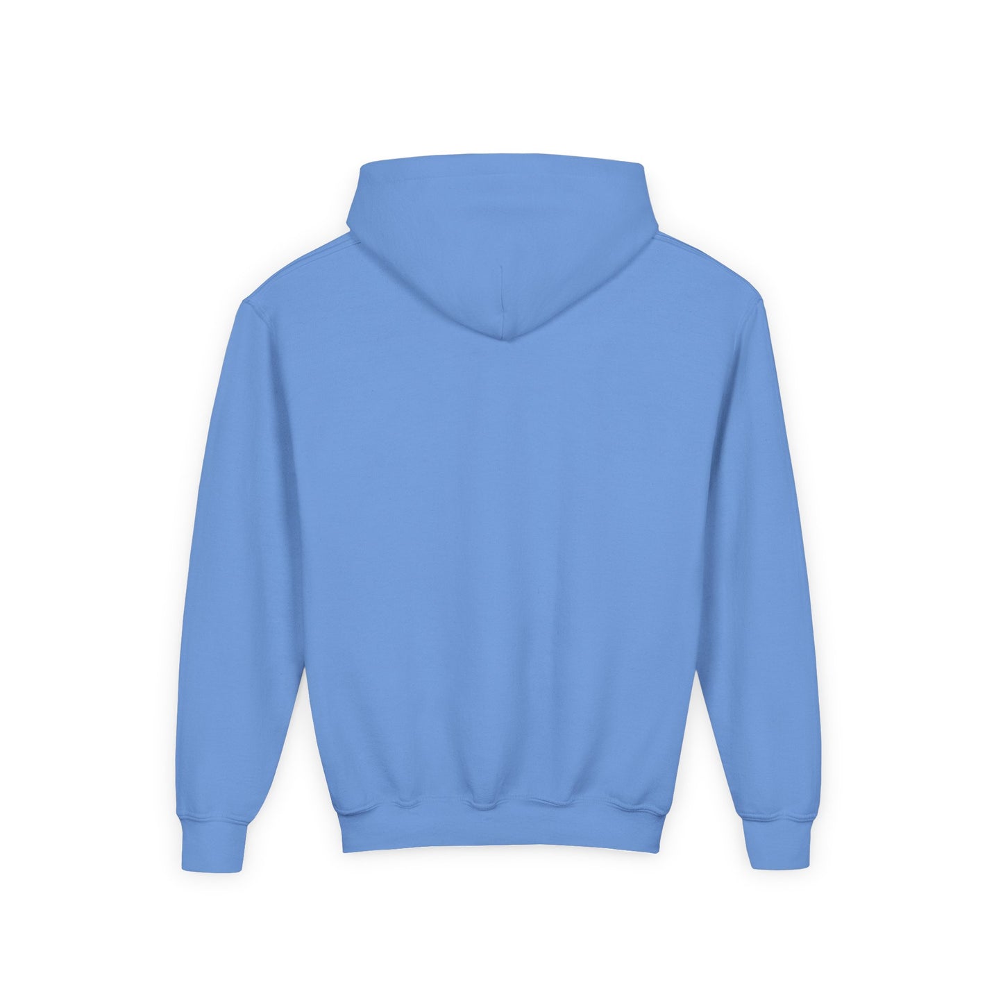 Minimalist | Muted Youth Heavy Blend Hooded Sweatshirt - Faithful Style with Inspirational Cross Design