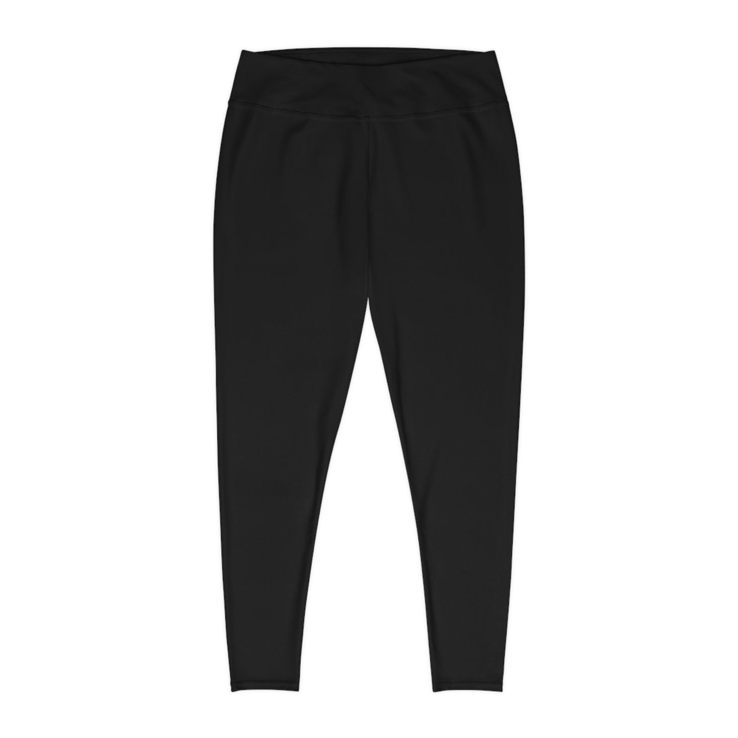 Minimalist | Muted Plus Size High Waisted Fitness Leggings with Cross Design - Perfect for Faith & Fitness