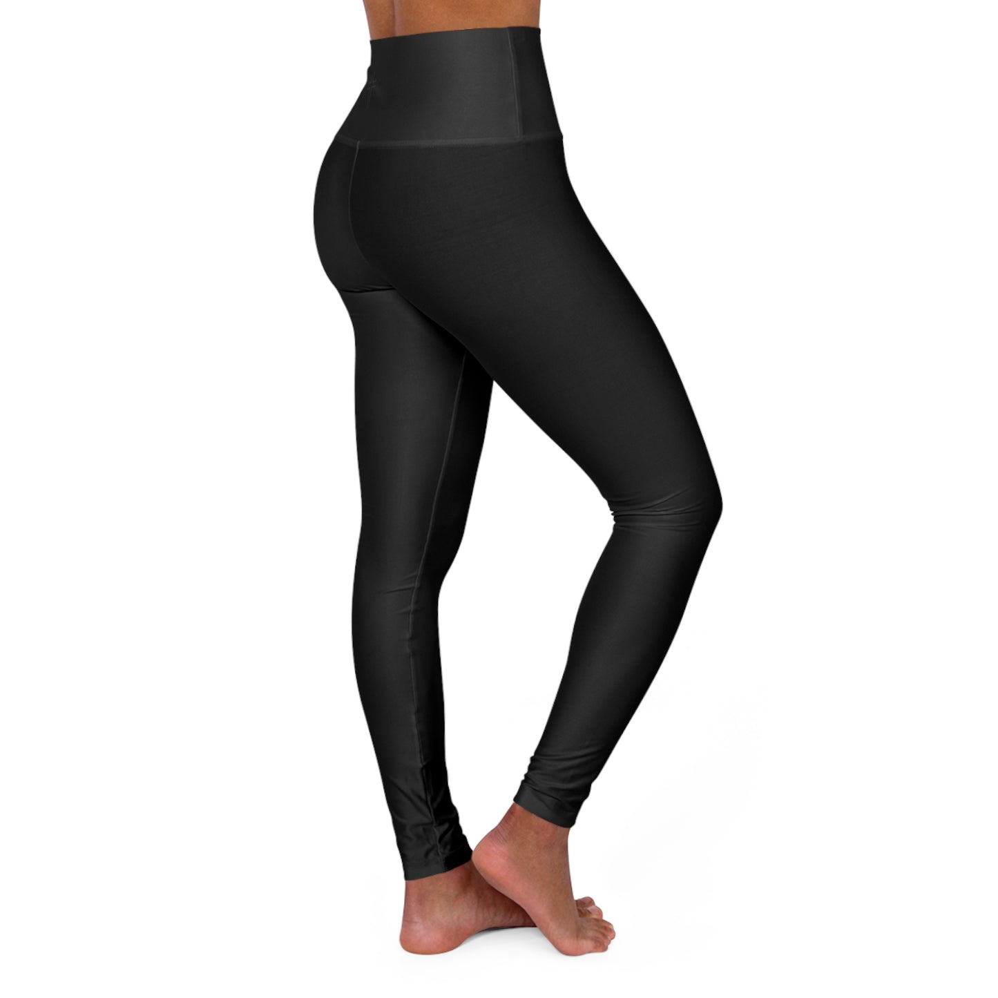 Minimalist | Muted High Waisted Fitness Leggings with Cross Design - Perfect for Faith & Fitness
