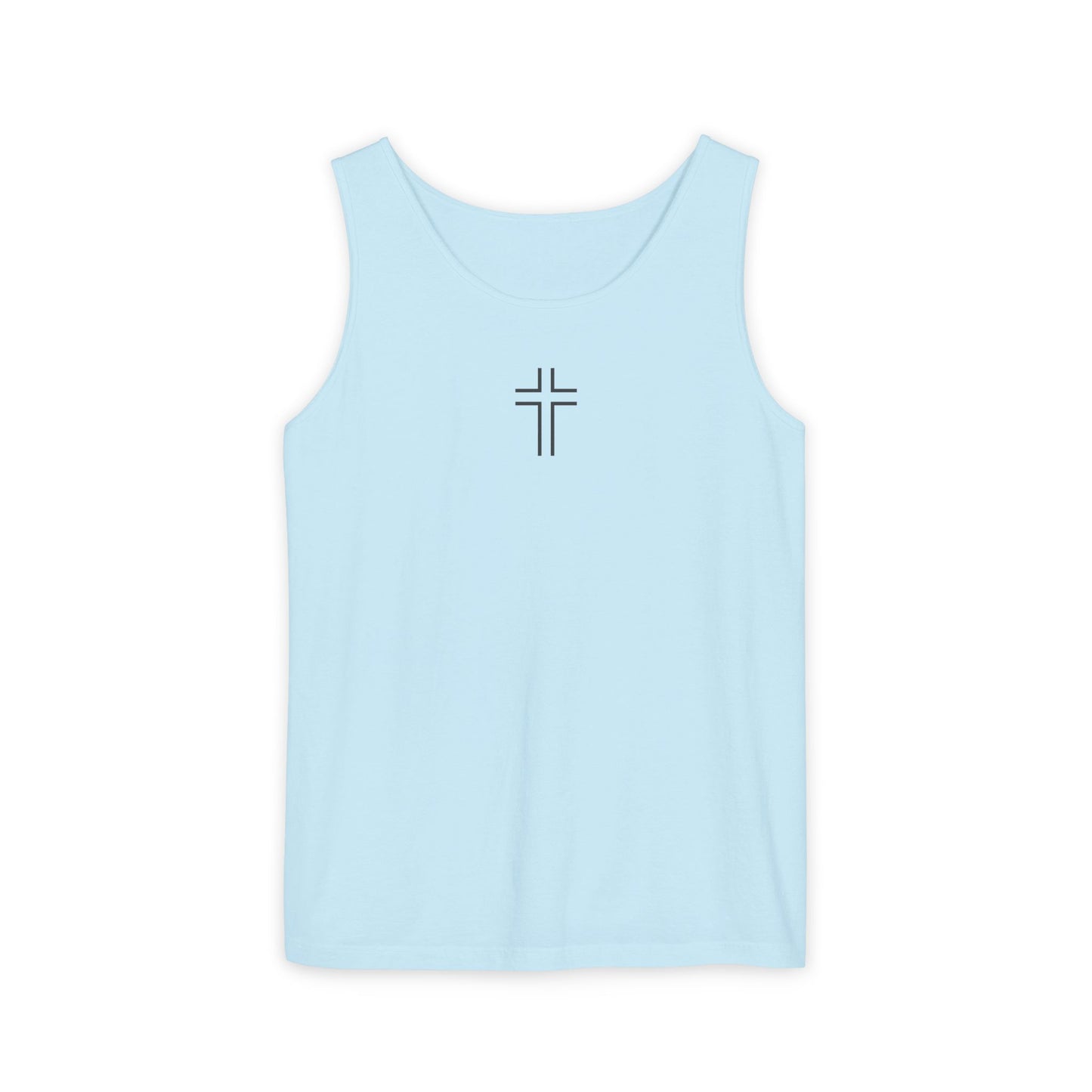 Minimalist | Unisex Cross Design Tank Top