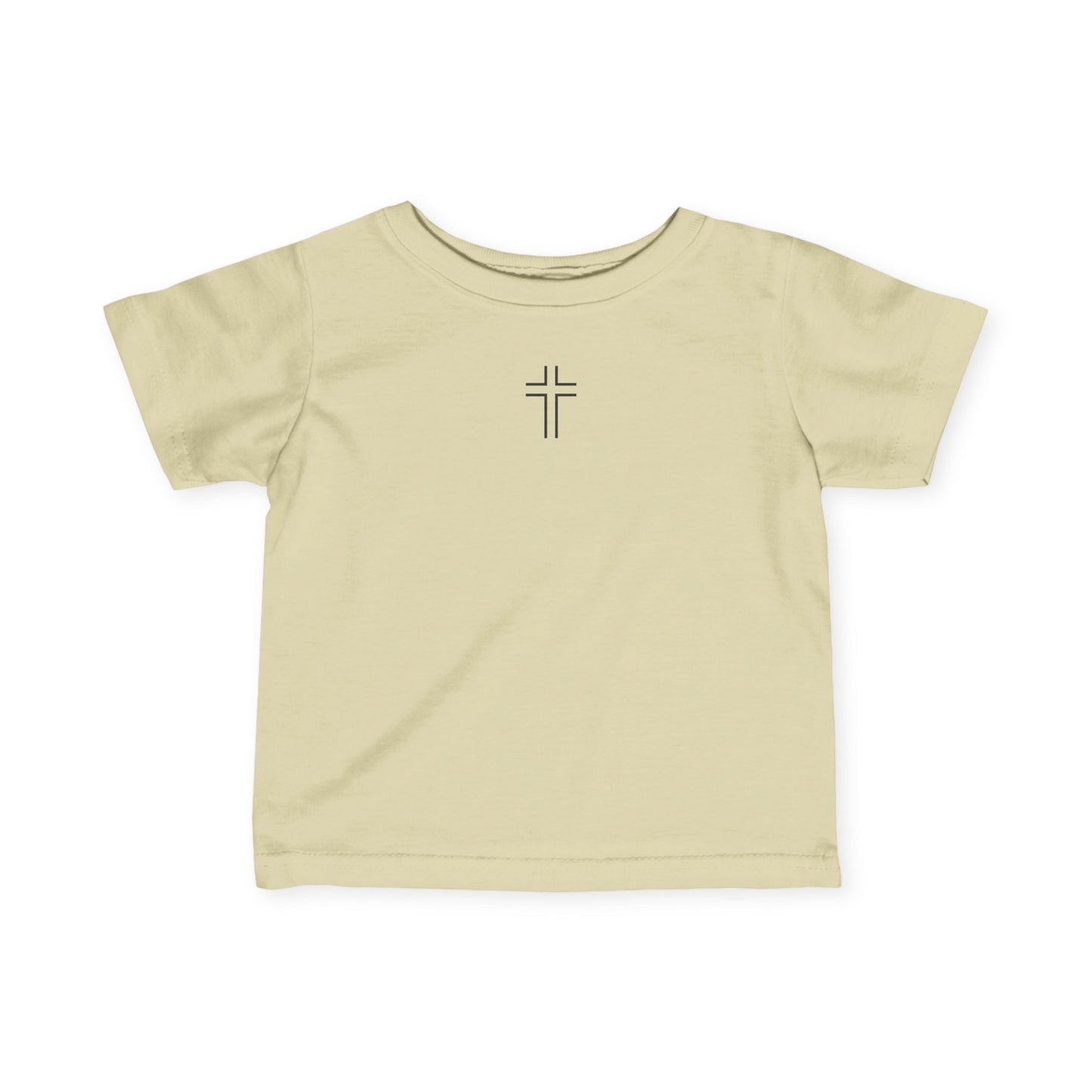 Minimalist | Unisex Infant Fine Jersey Tee with Cross Design