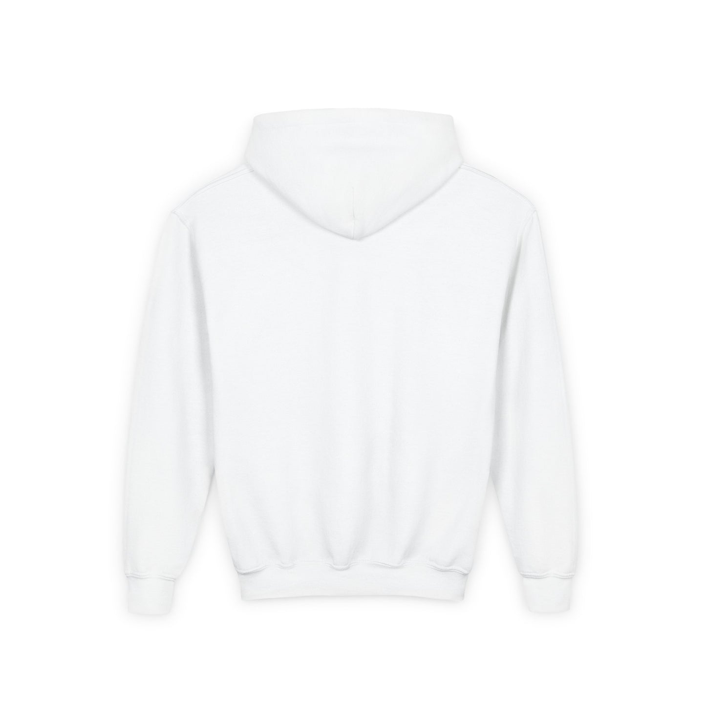 Minimalist | Muted Youth Heavy Blend Hooded Sweatshirt - Faithful Style with Inspirational Cross Design