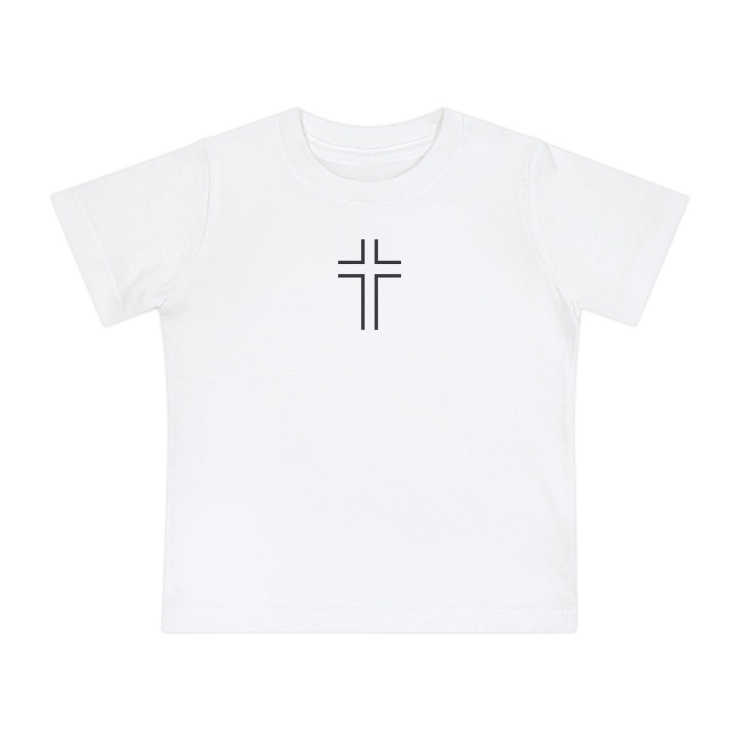 Minimalist | Baby Short Sleeve T-Shirt with Cross Design