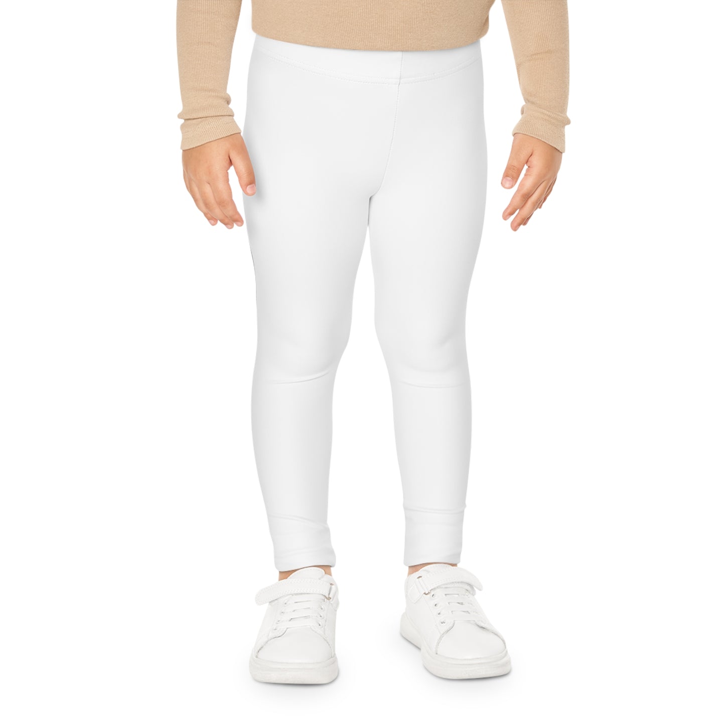 Minimalist | Muted Comfortable Girls Leggings with Cross Design