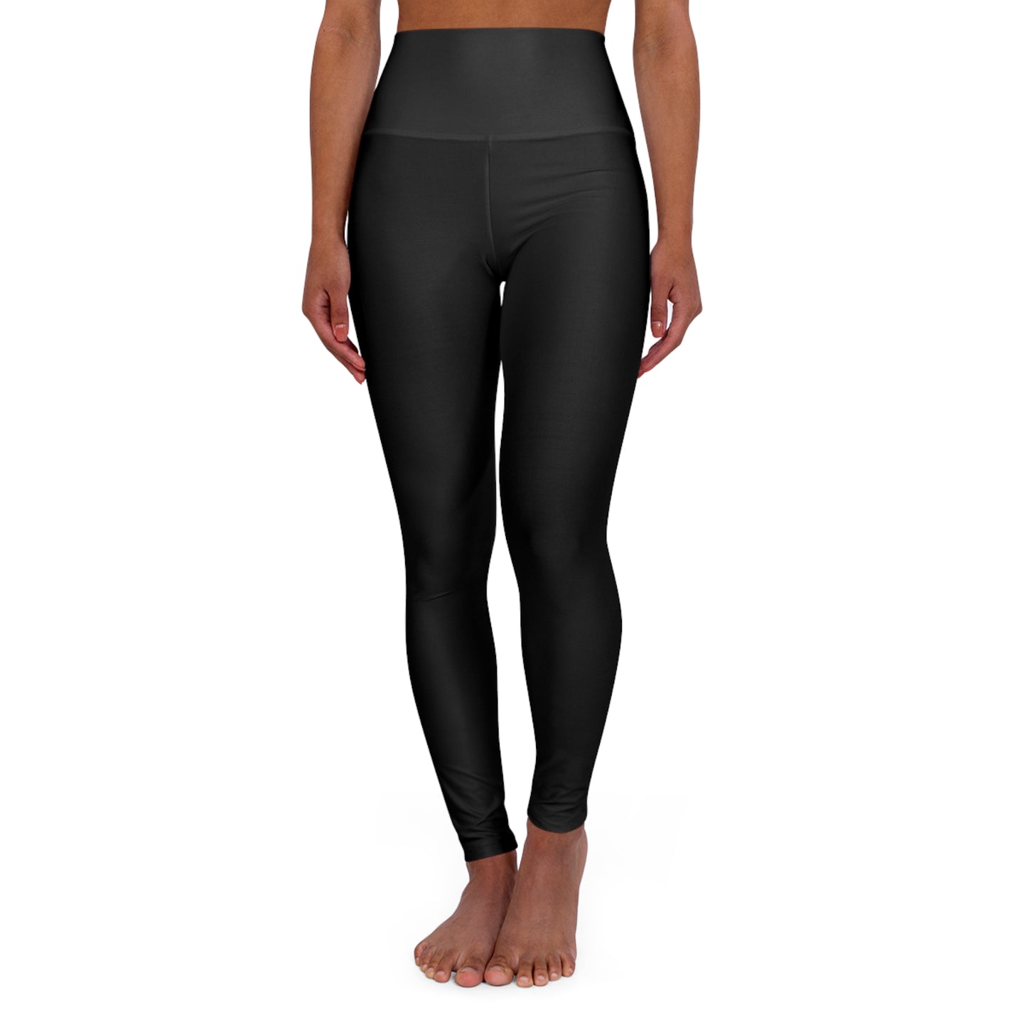 Minimalist | Muted High Waisted Fitness Leggings with Cross Design - Perfect for Faith & Fitness