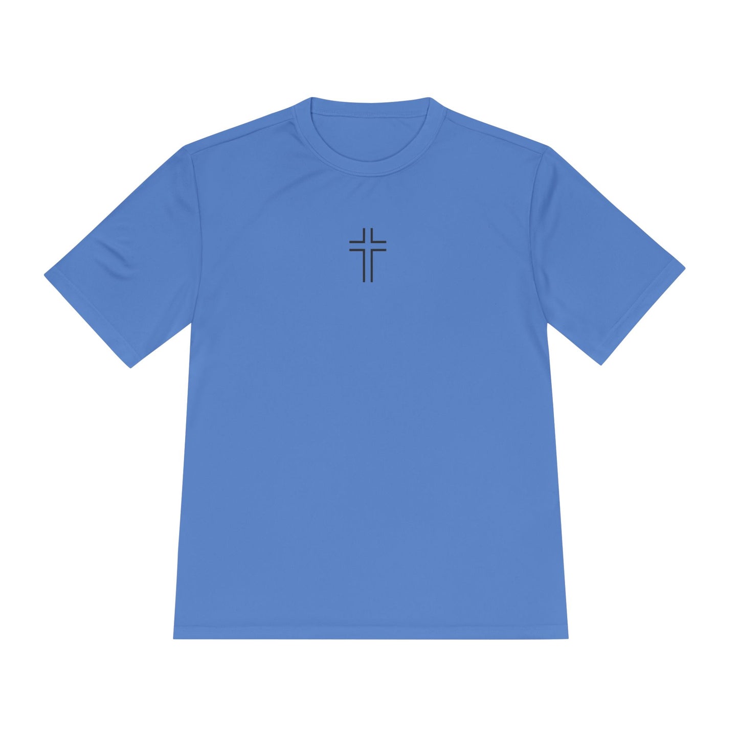 Minimalist | Unisex Moisture Wicking Tee with Cross Design