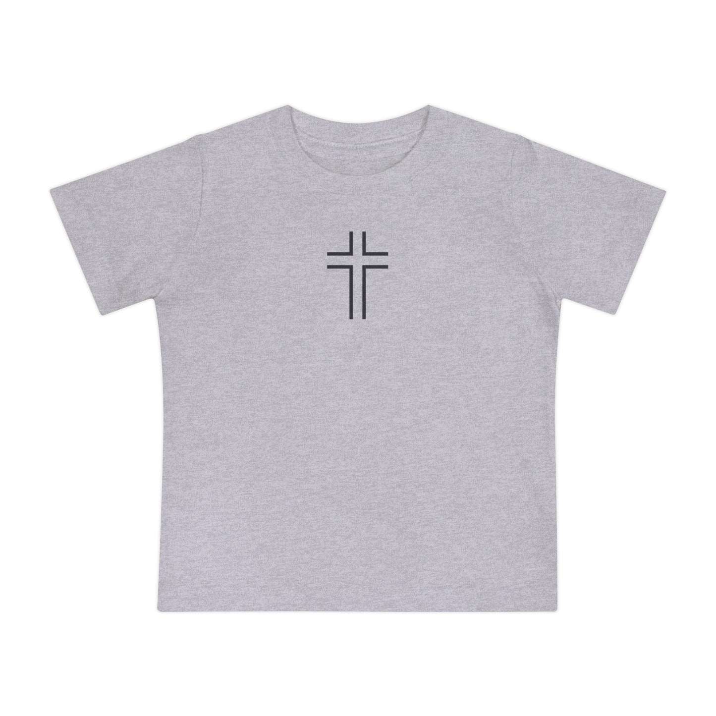 Minimalist | Baby Short Sleeve T-Shirt with Cross Design