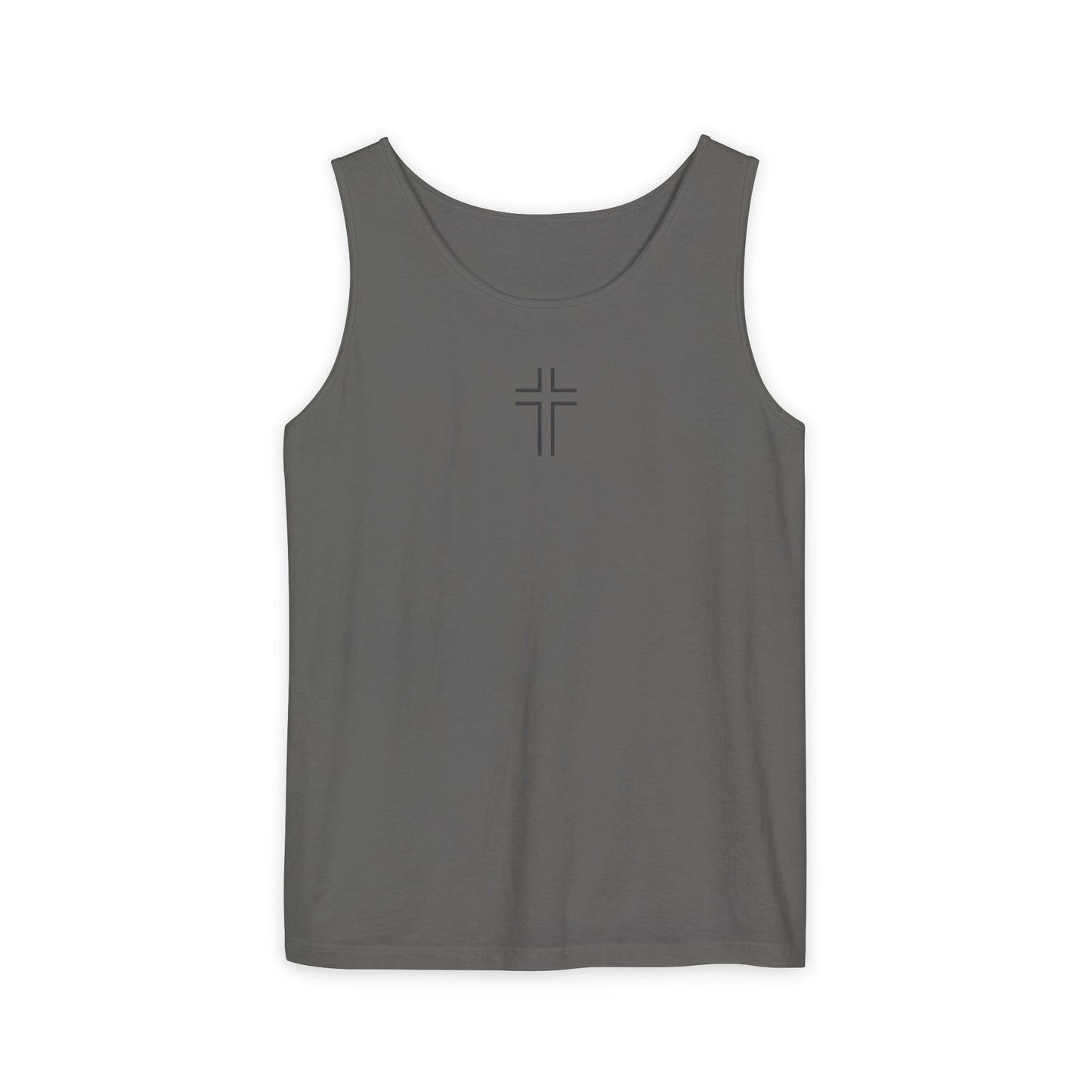 Minimalist | Unisex Cross Design Tank Top