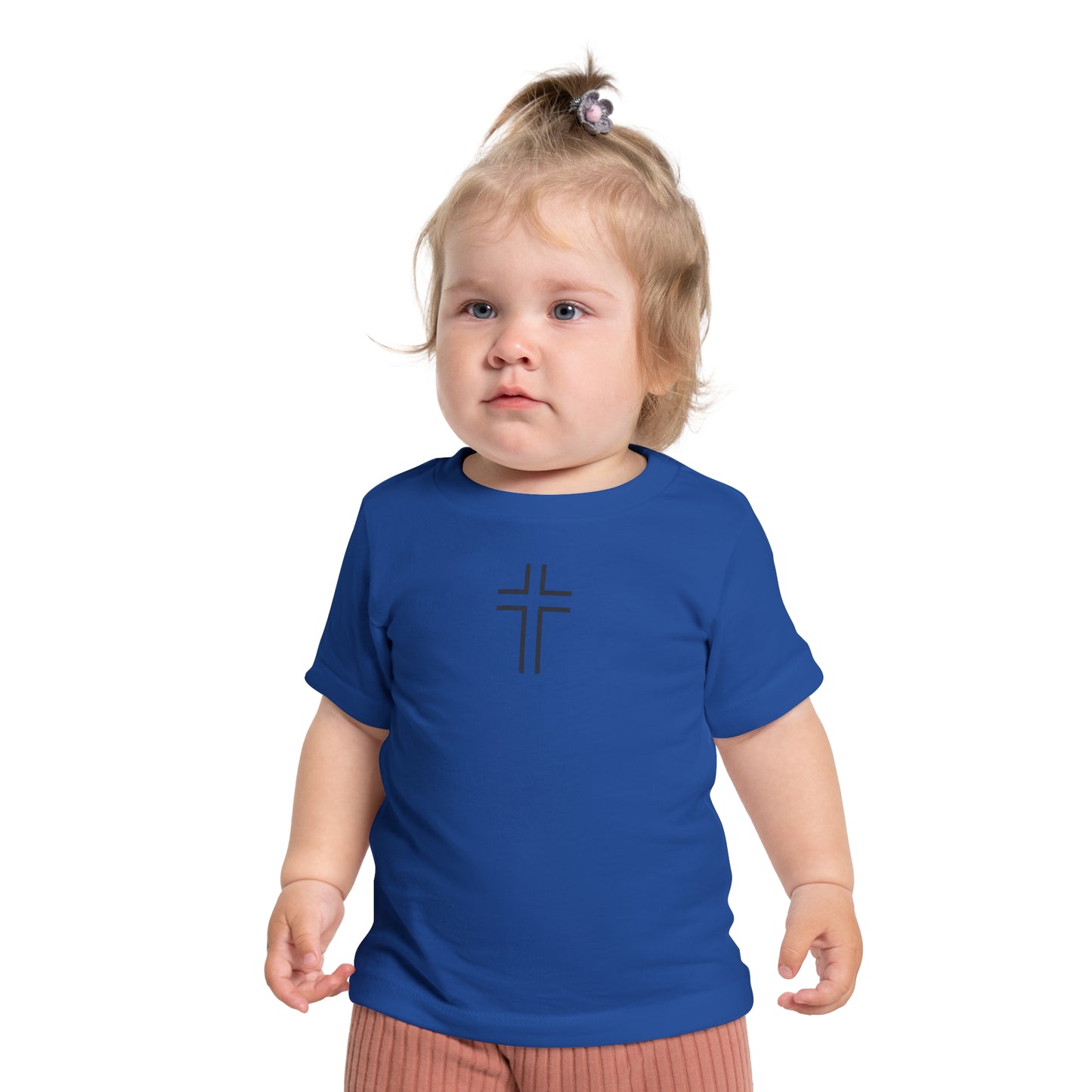 Minimalist | Baby Short Sleeve T-Shirt with Cross Design