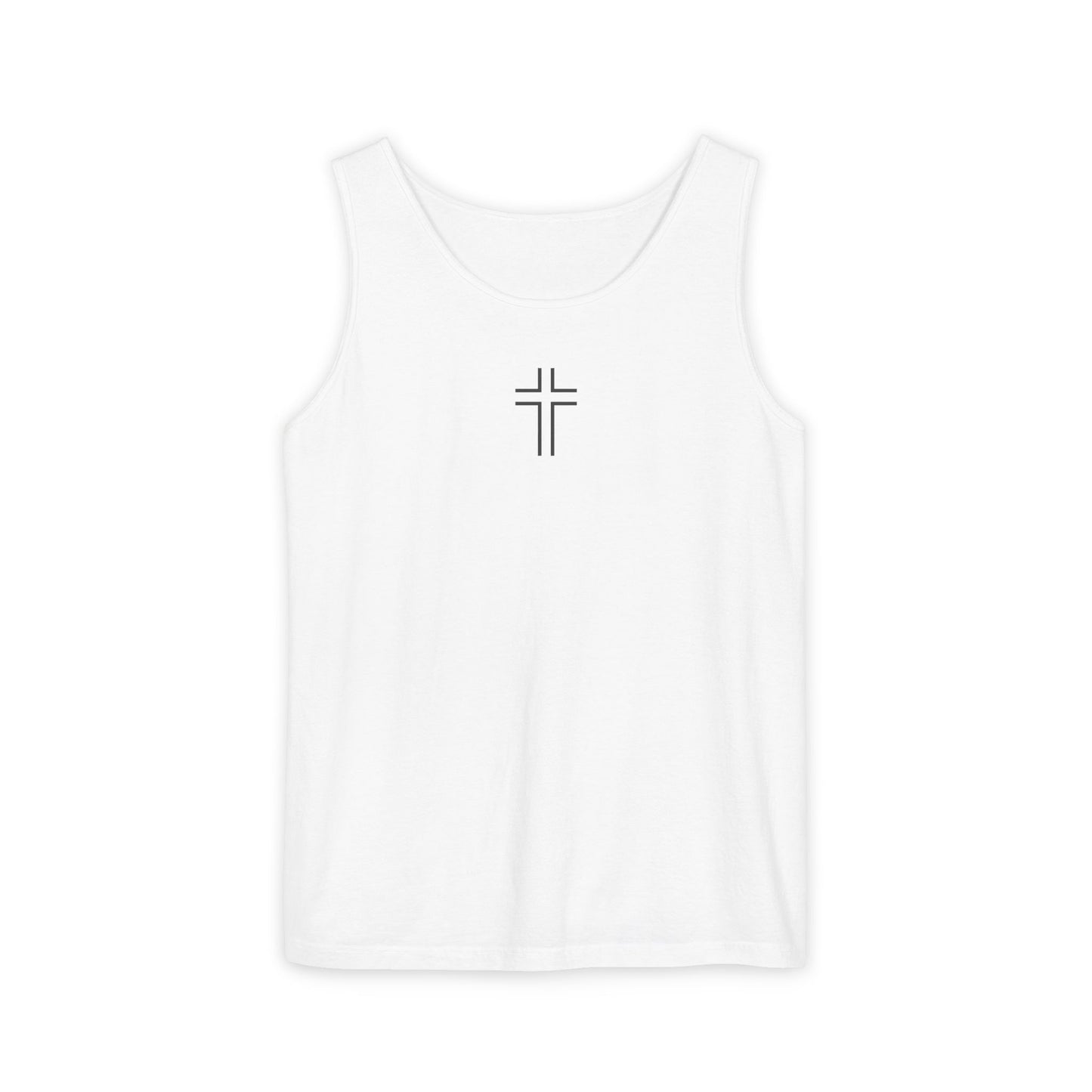 Minimalist | Unisex Cross Design Tank Top