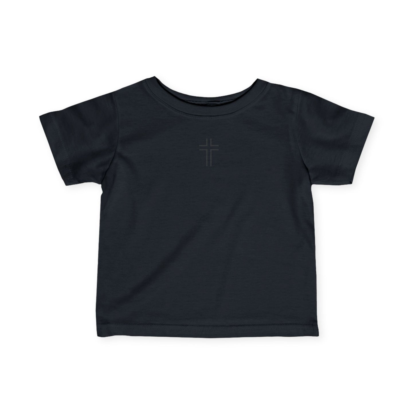 Minimalist | Unisex Infant Fine Jersey Tee with Cross Design