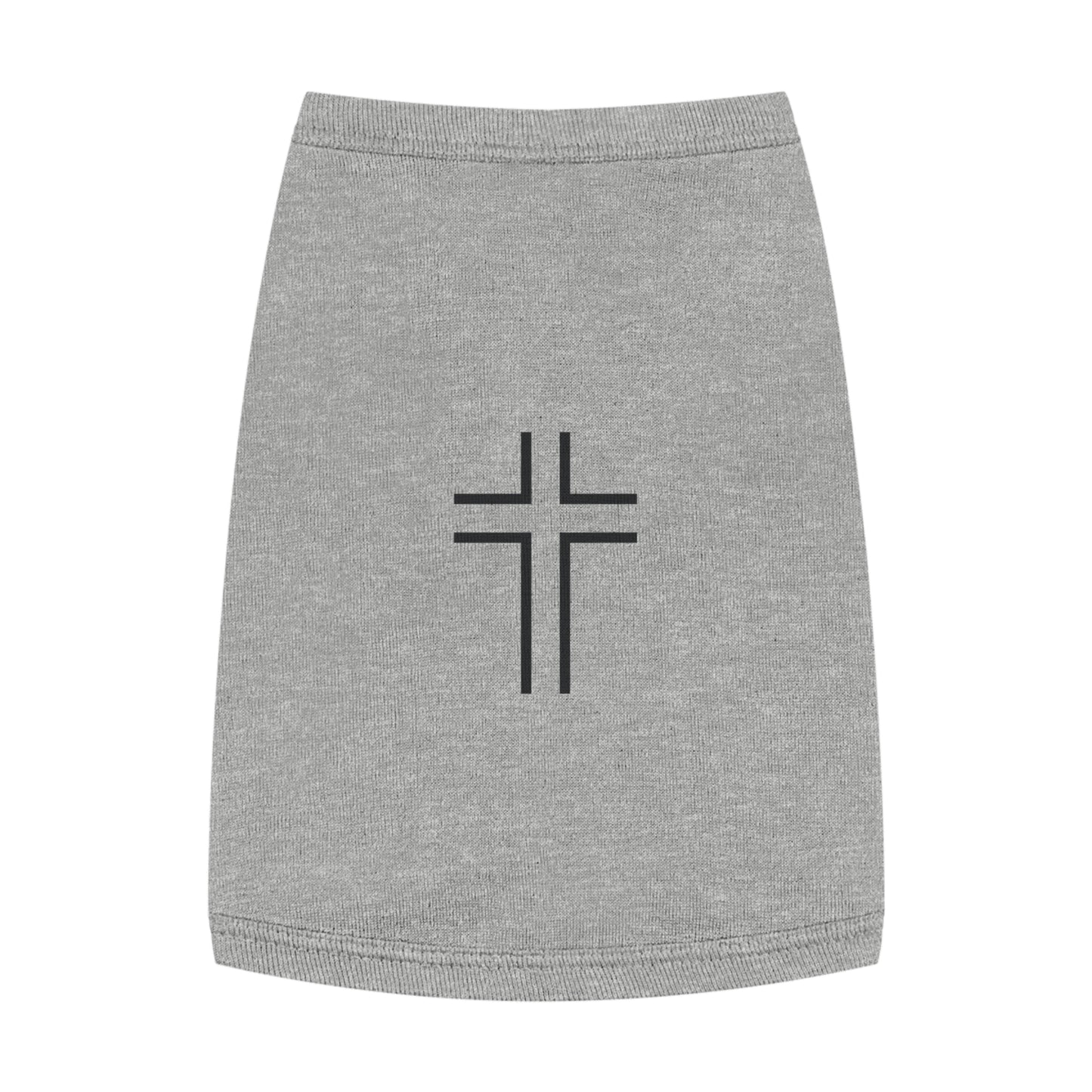Minimalist | Pet Tank Top with Cross Design